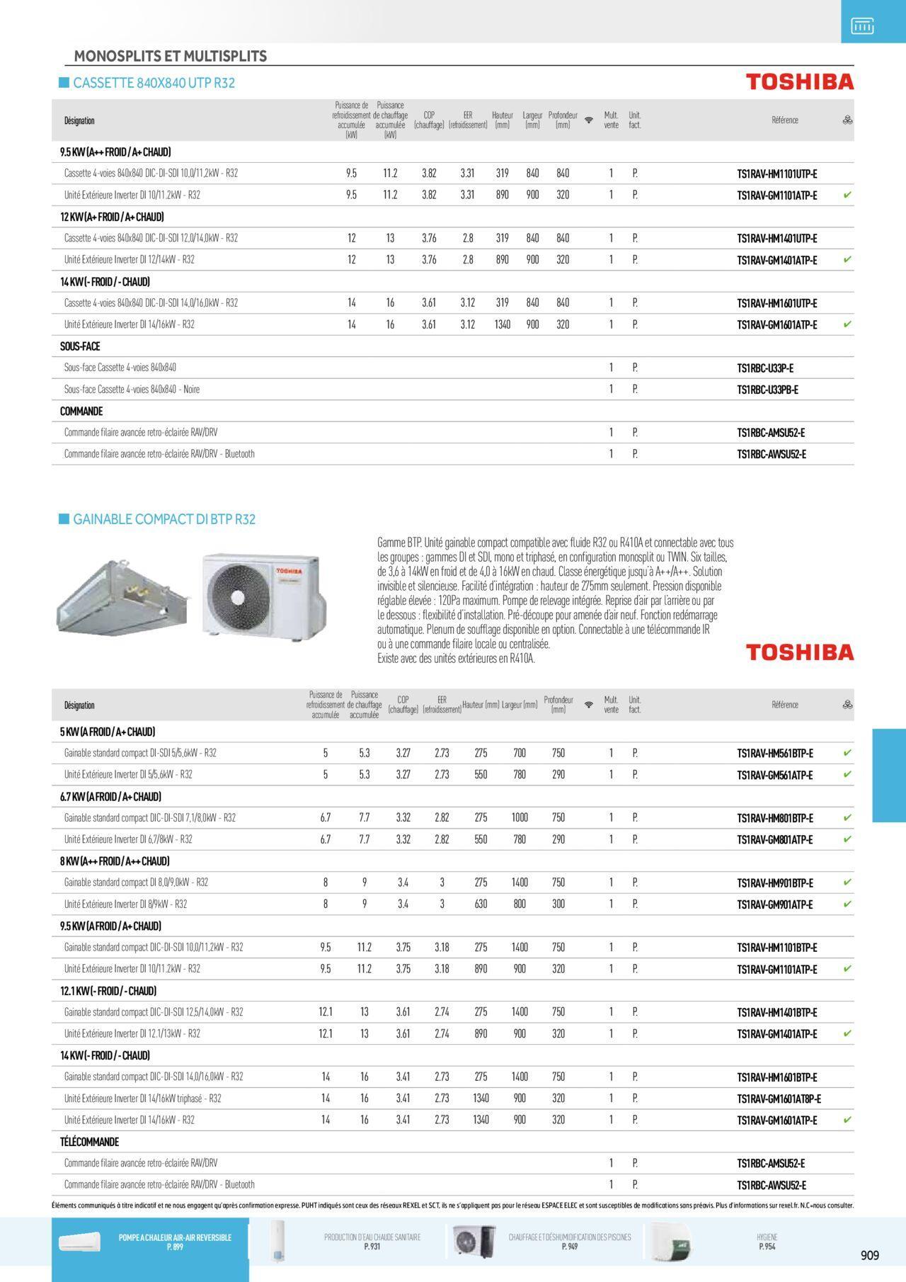 rexel - Rexel Chauffage Electrique, Eau Chaude Sanitaire, Climatisation, Ventilation et Photovoltaïque à partir du 01/12/2023 - 31/12/2024 - page: 125