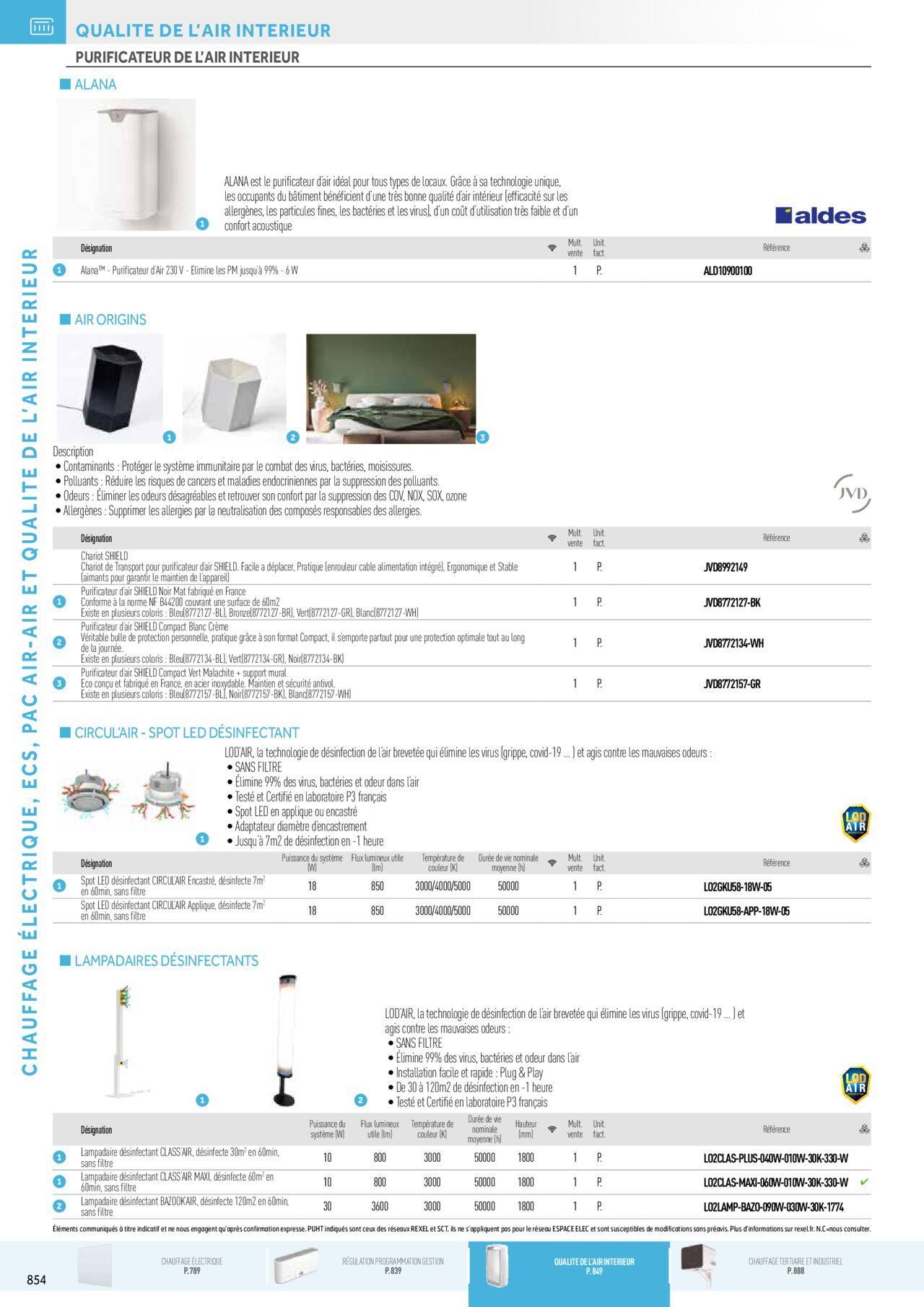 rexel - Rexel Chauffage Electrique, Eau Chaude Sanitaire, Climatisation, Ventilation et Photovoltaïque à partir du 01/12/2023 - 31/12/2024 - page: 70