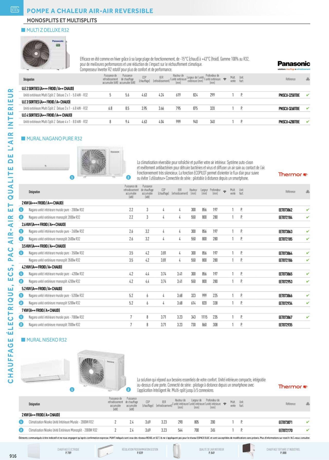 rexel - Rexel Chauffage Electrique, Eau Chaude Sanitaire, Climatisation, Ventilation et Photovoltaïque à partir du 01/12/2023 - 31/12/2024 - page: 132