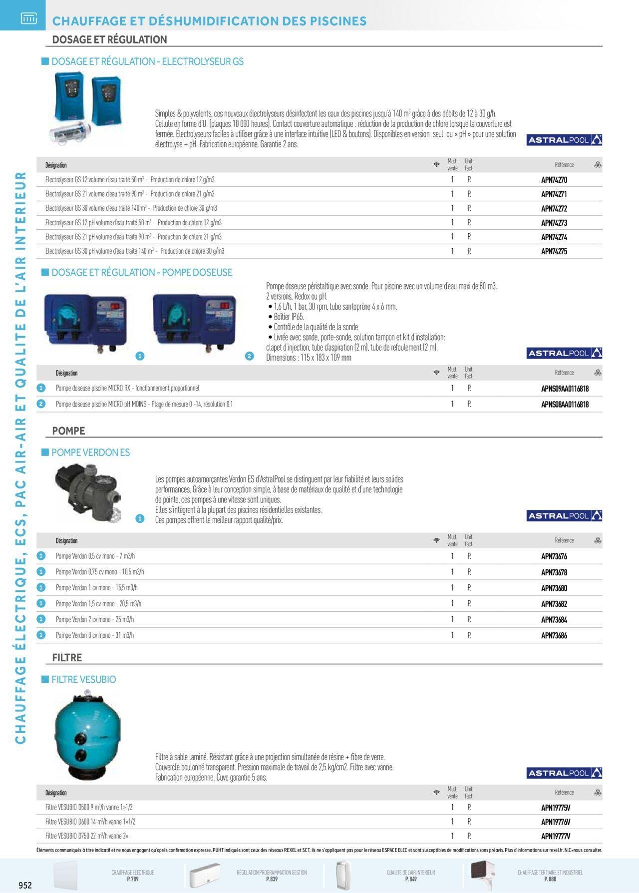 rexel - Rexel Chauffage Electrique, Eau Chaude Sanitaire, Climatisation, Ventilation et Photovoltaïque à partir du 01/12/2023 - 31/12/2024 - page: 168