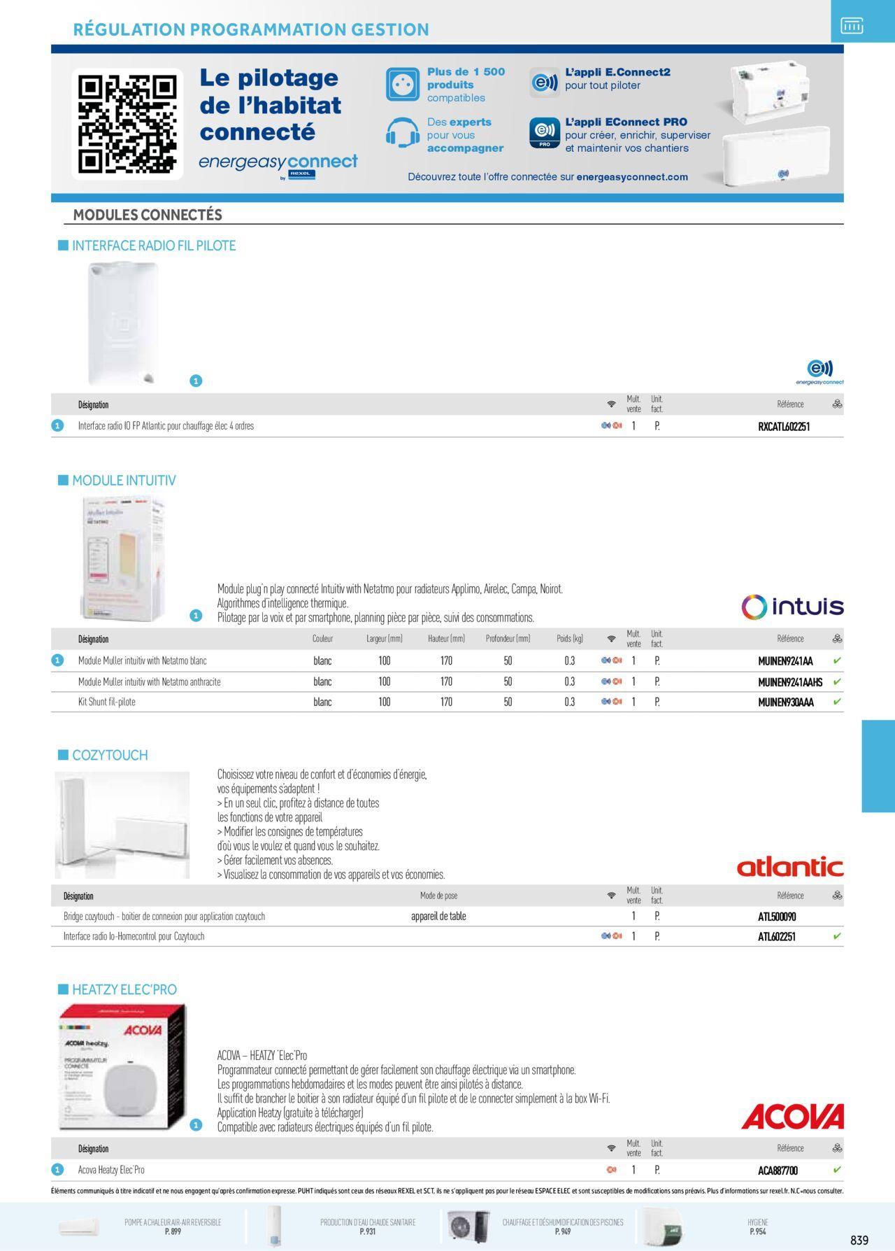 rexel - Rexel Chauffage Electrique, Eau Chaude Sanitaire, Climatisation, Ventilation et Photovoltaïque à partir du 01/12/2023 - 31/12/2024 - page: 55