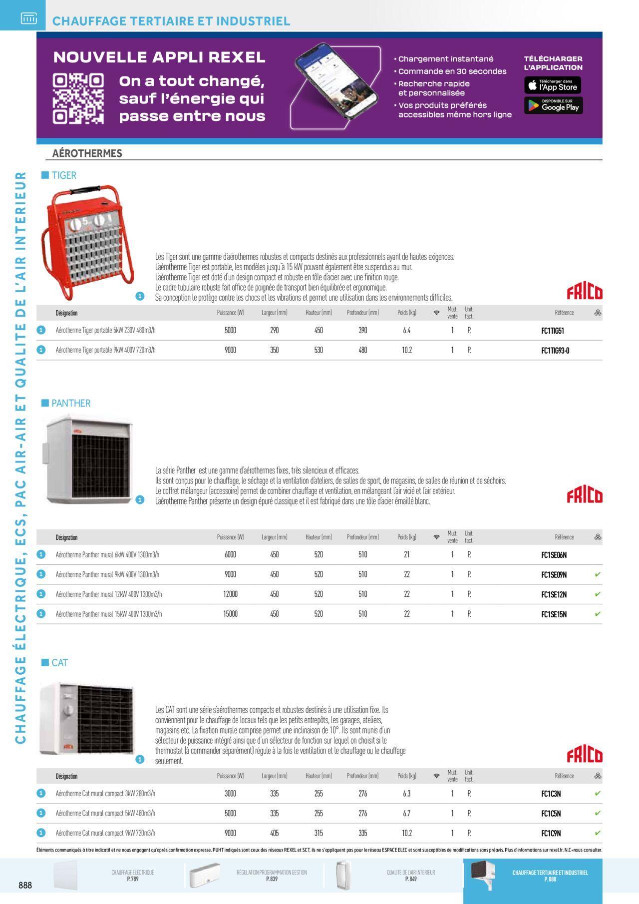 rexel - Rexel Chauffage Electrique, Eau Chaude Sanitaire, Climatisation, Ventilation et Photovoltaïque à partir du 01/12/2023 - 31/12/2024 - page: 104