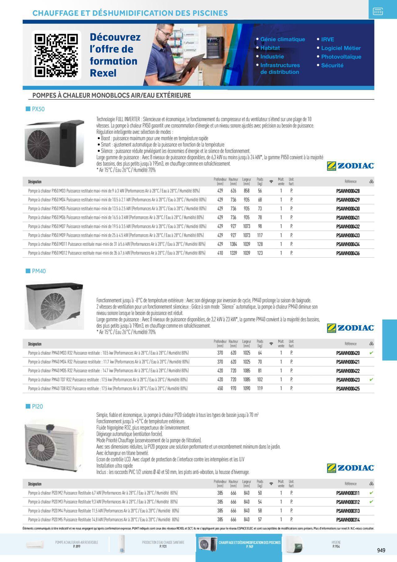 rexel - Rexel Chauffage Electrique, Eau Chaude Sanitaire, Climatisation, Ventilation et Photovoltaïque à partir du 01/12/2023 - 31/12/2024 - page: 165