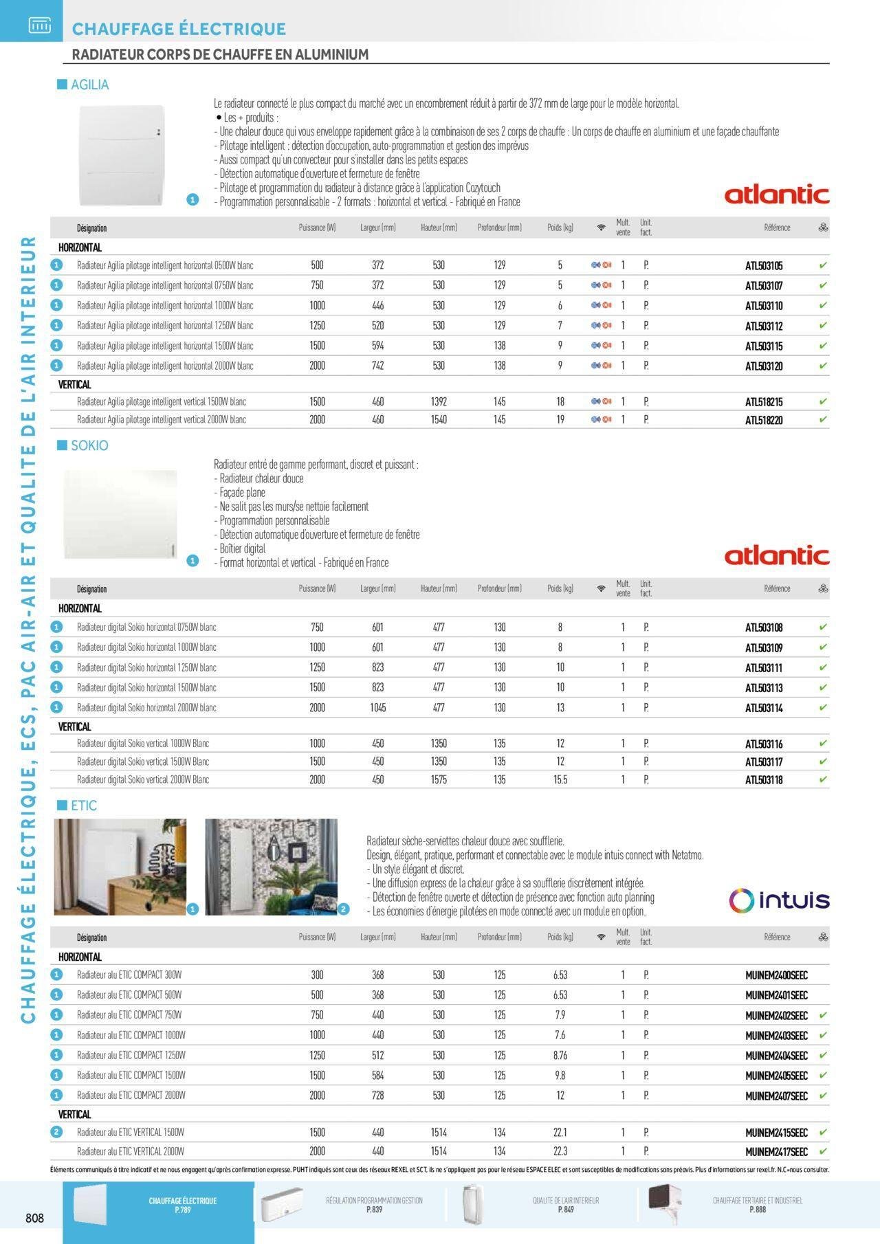 rexel - Rexel Chauffage Electrique, Eau Chaude Sanitaire, Climatisation, Ventilation et Photovoltaïque à partir du 01/12/2023 - 31/12/2024 - page: 24