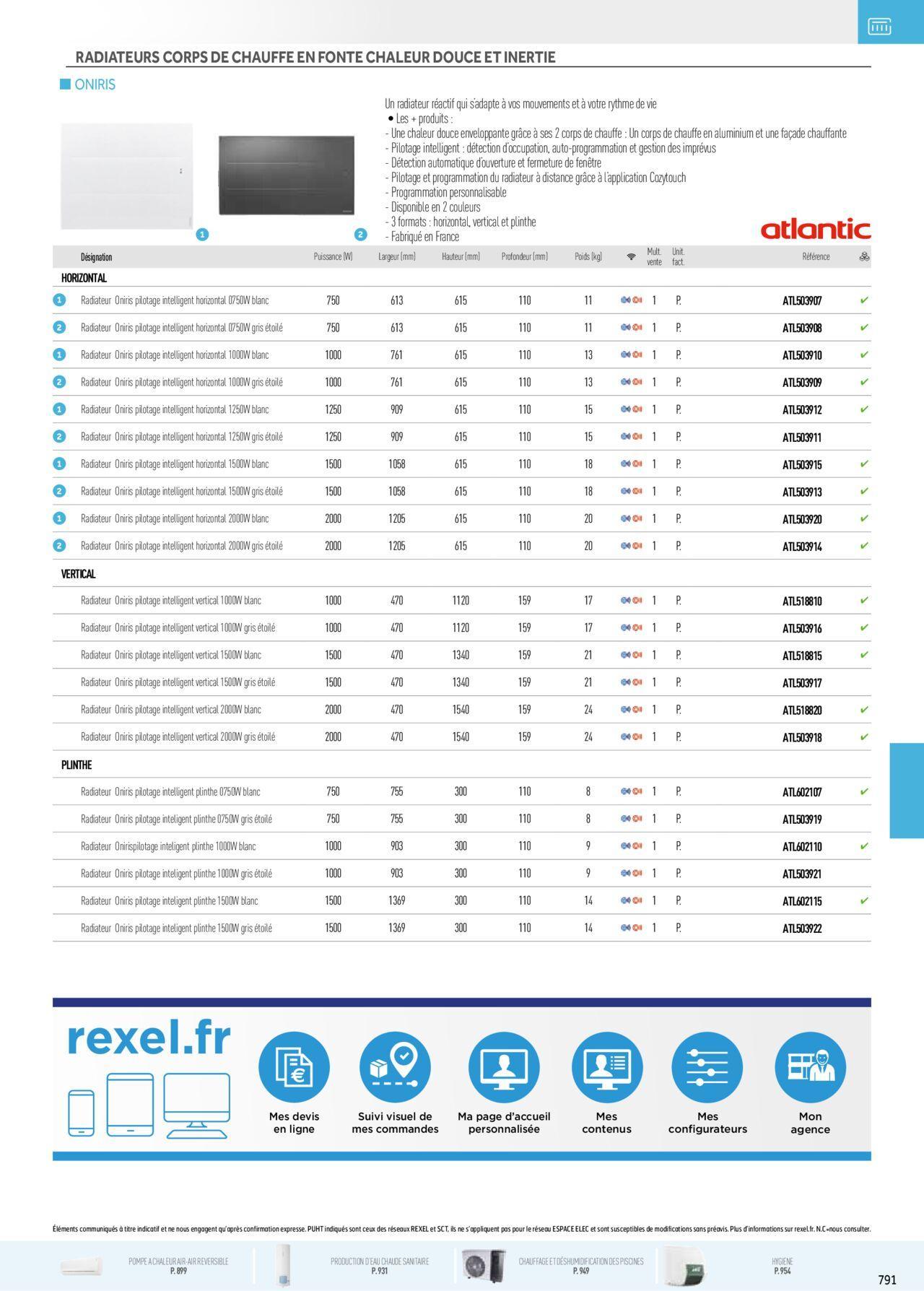 rexel - Rexel Chauffage Electrique, Eau Chaude Sanitaire, Climatisation, Ventilation et Photovoltaïque à partir du 01/12/2023 - 31/12/2024 - page: 7