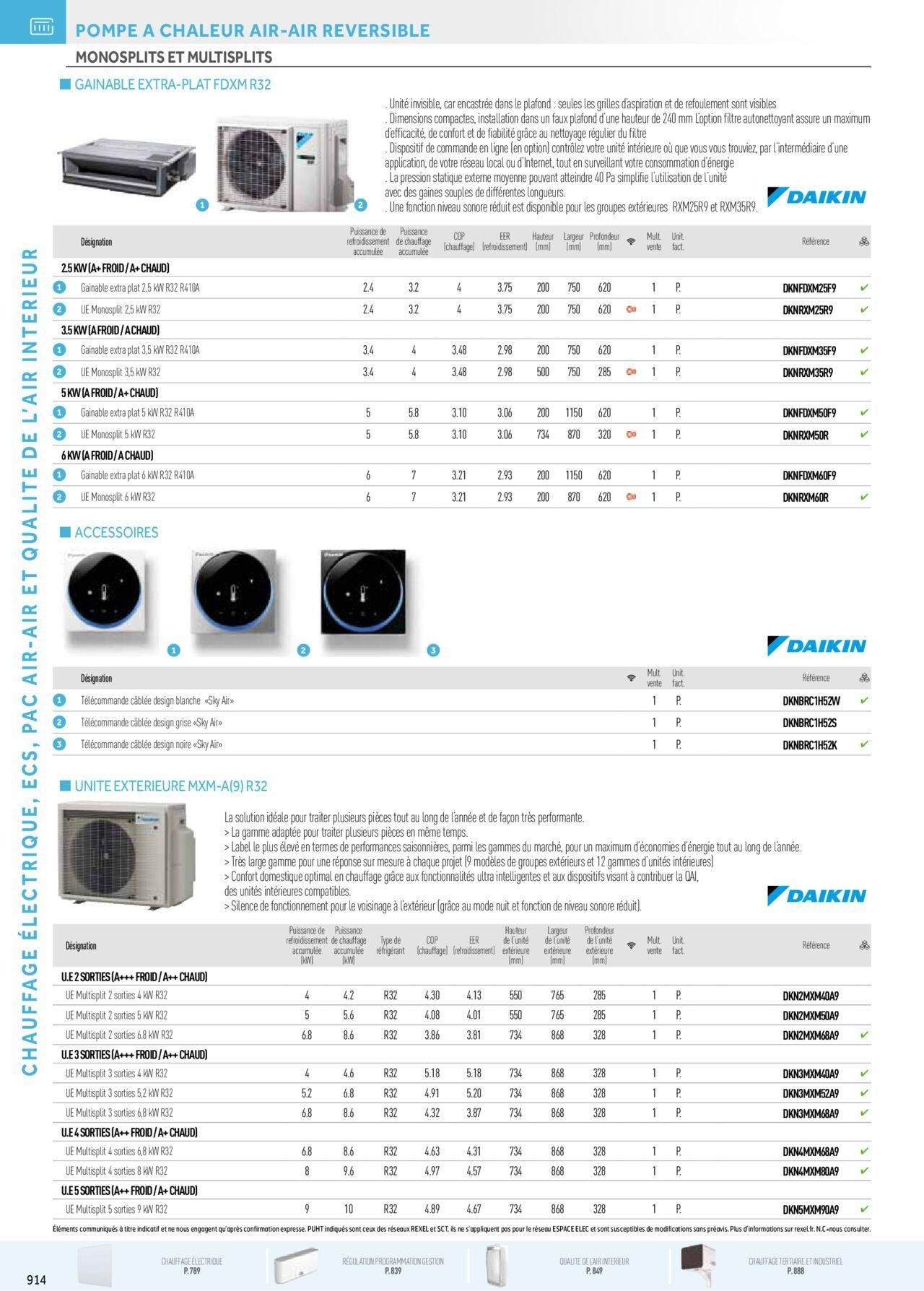 rexel - Rexel Chauffage Electrique, Eau Chaude Sanitaire, Climatisation, Ventilation et Photovoltaïque à partir du 01/12/2023 - 31/12/2024 - page: 130