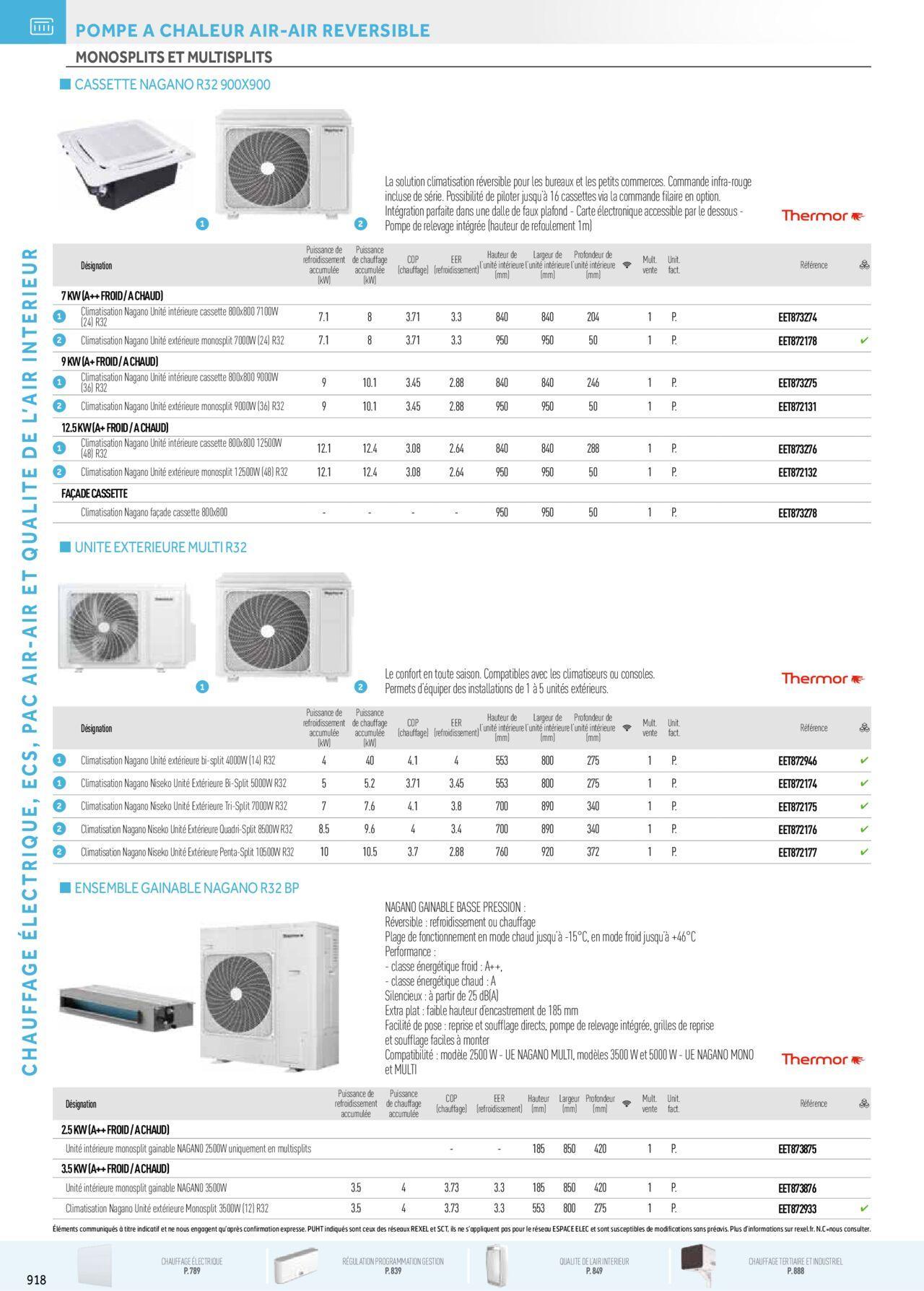 rexel - Rexel Chauffage Electrique, Eau Chaude Sanitaire, Climatisation, Ventilation et Photovoltaïque à partir du 01/12/2023 - 31/12/2024 - page: 134