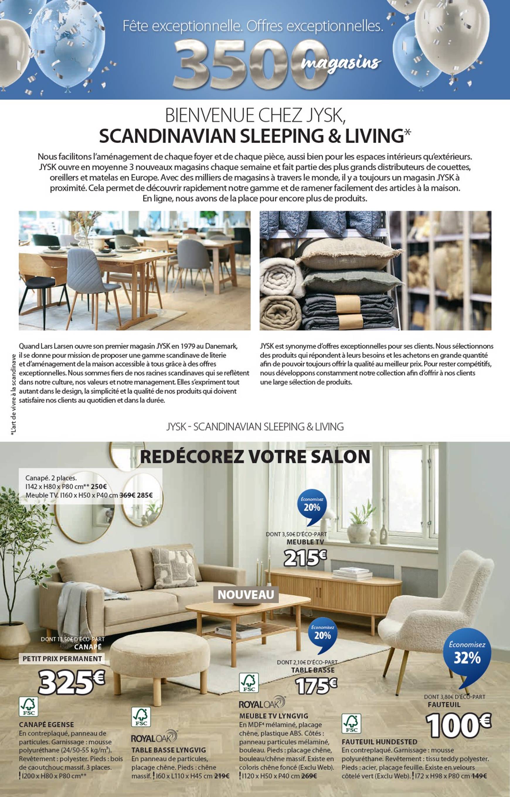 jysk - Catalogue JYSK - Offres exceptionnelles valable dès 01.10. - 14.10. - page: 2