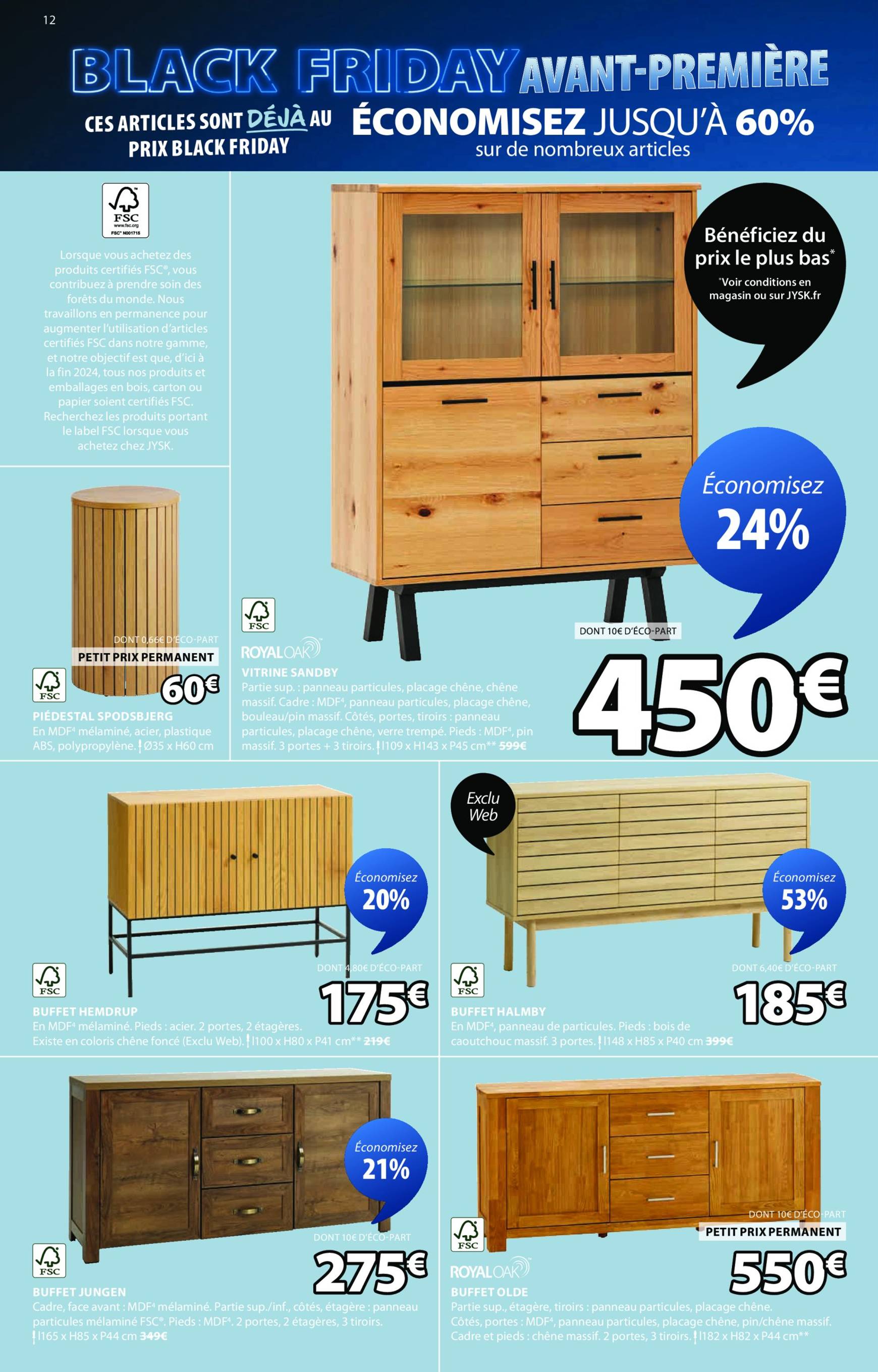 jysk - Catalogue JYSK - Black Friday valable dès 19/11 - 02/12 - page: 12