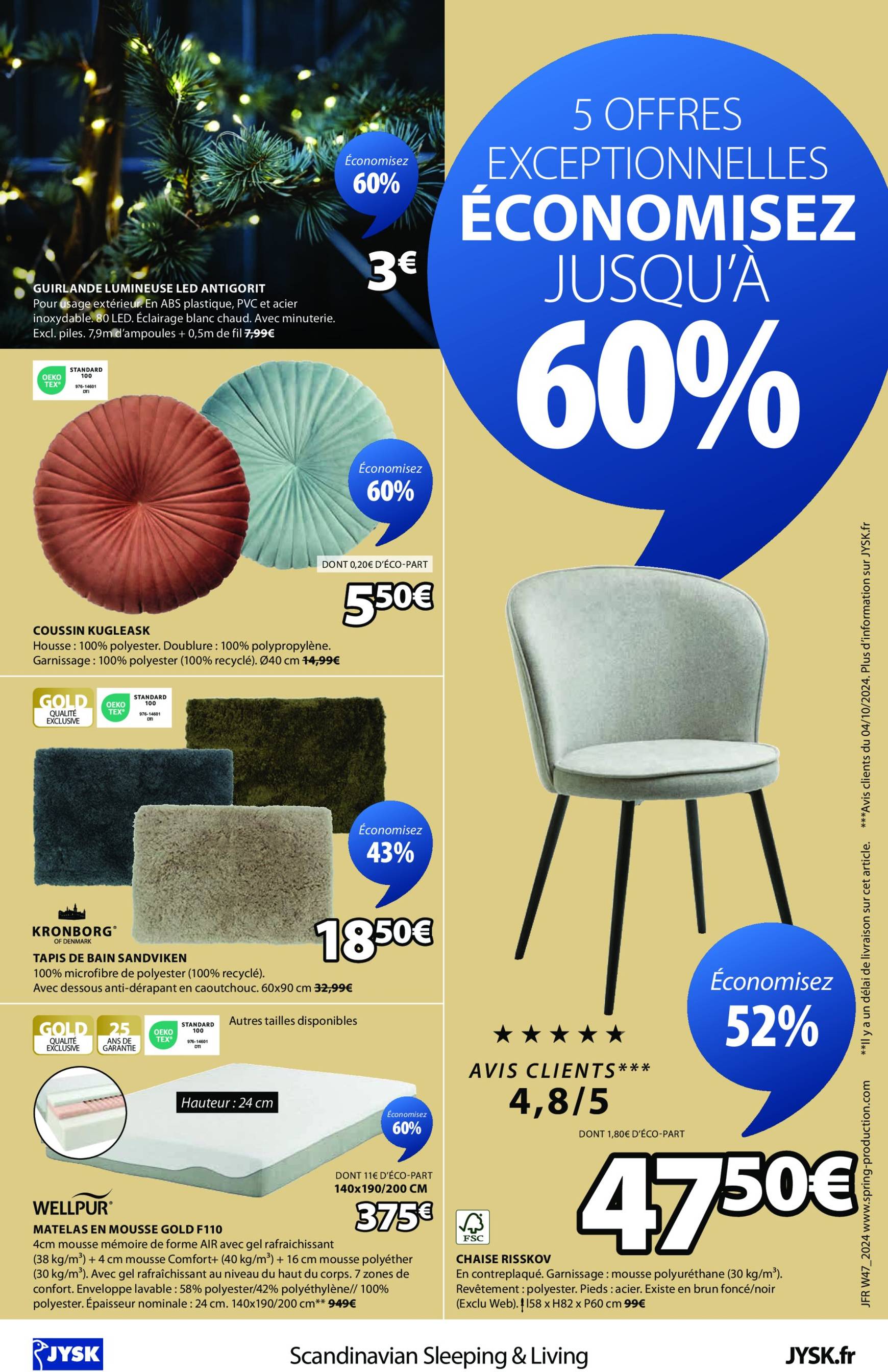 jysk - Catalogue JYSK - Black Friday valable dès 19/11 - 02/12 - page: 16