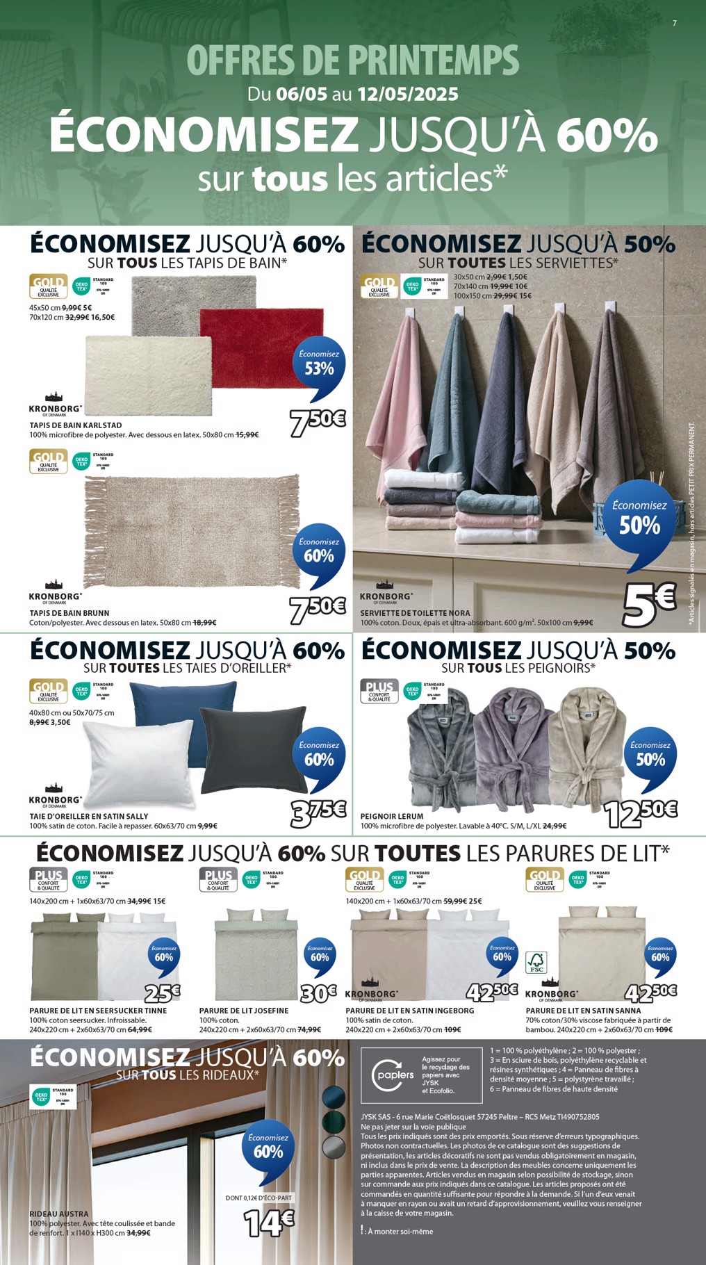 jysk - Catalogue JYSK valable dès 06/05 - 12/05 - page: 7