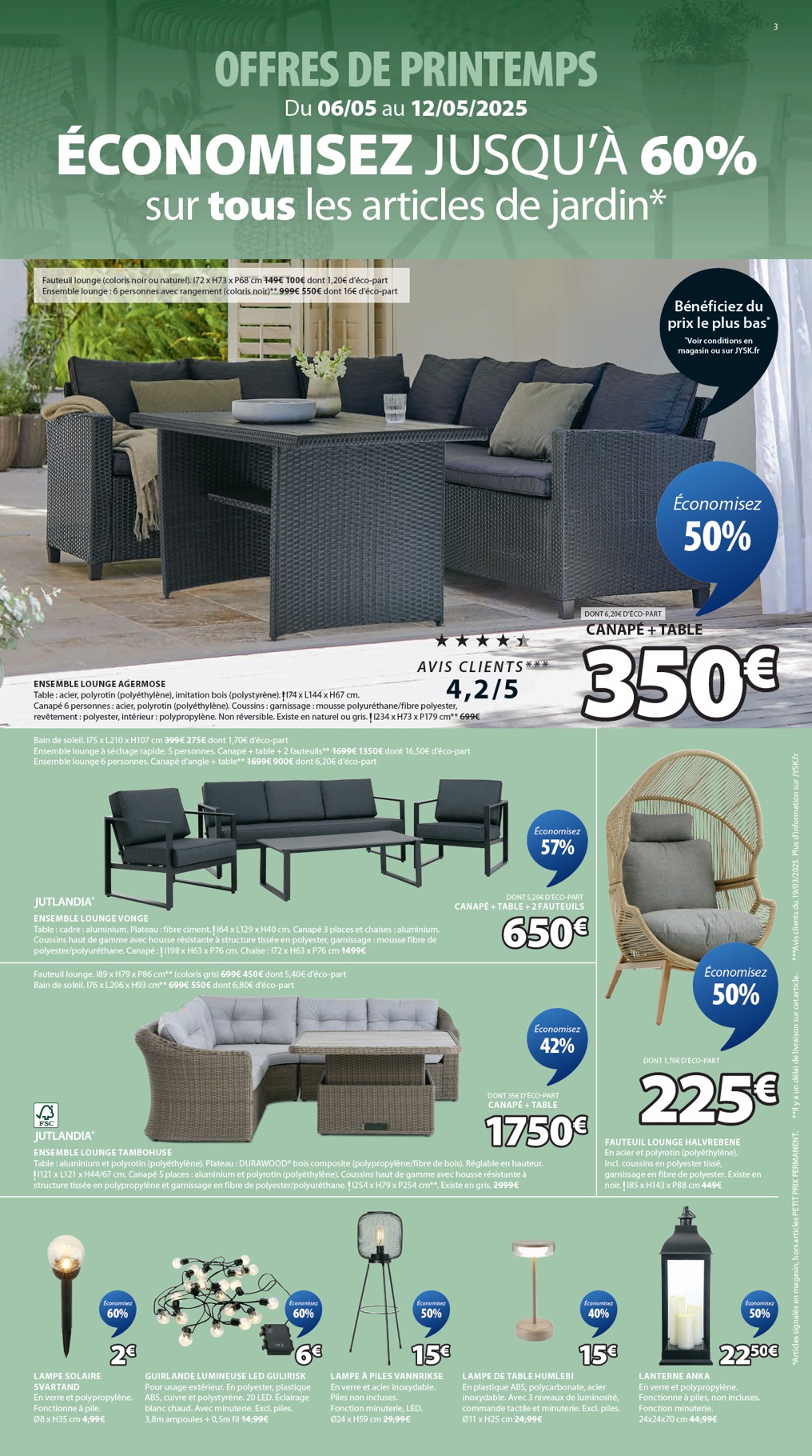 jysk - Catalogue JYSK valable dès 06/05 - 12/05 - page: 3