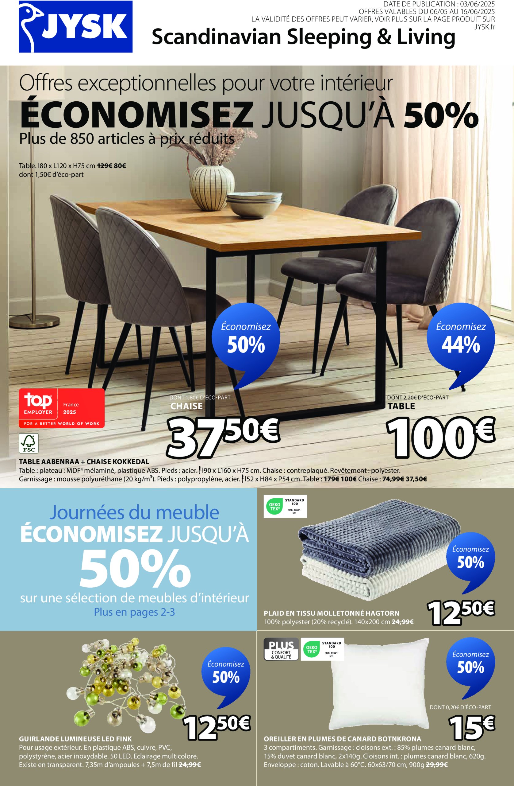 jysk - Catalogue JYSK valable du 03/06 au 16/06 - page: 1