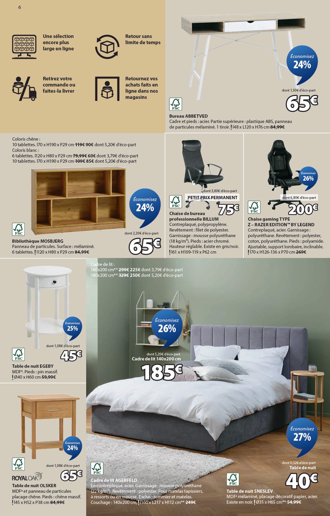jysk - Catalogue JYSK - Offres exceptionnelles valable du 17/06 au 21/07 - page: 6
