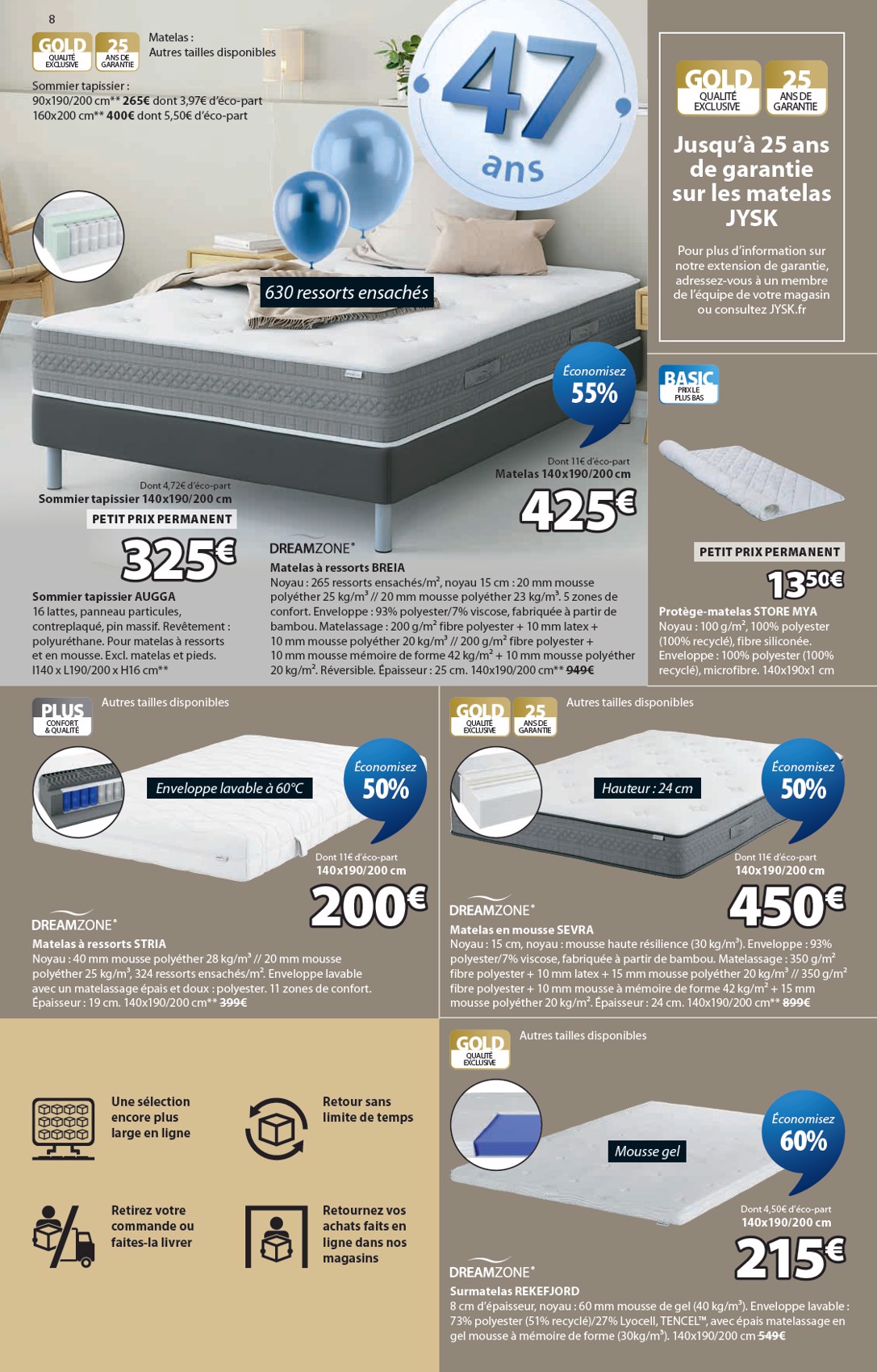 jysk - Catalogue JYSK valable du 17/03/2026 au 11/05/2026 - page: 8