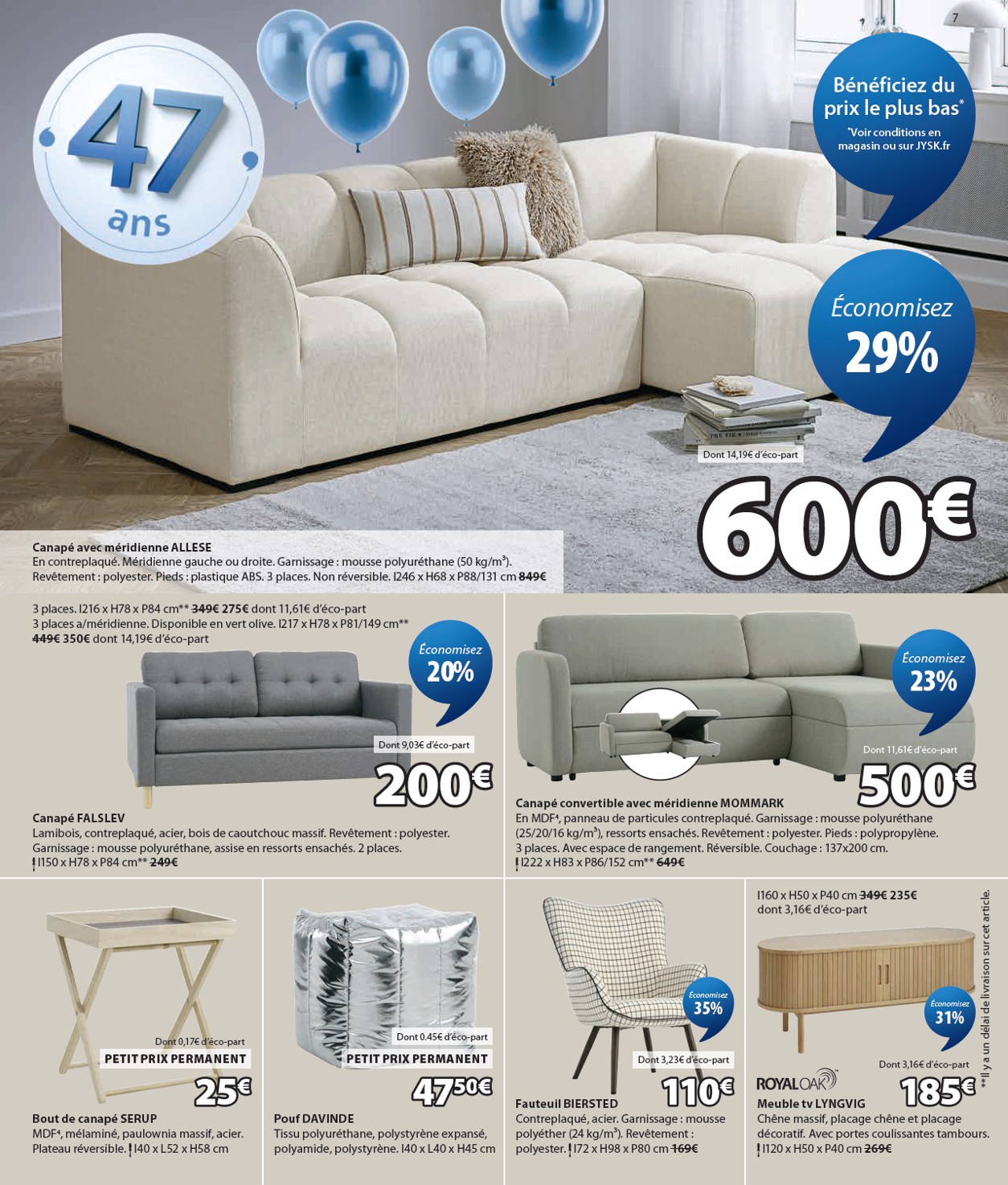 jysk - Current JYSK leaflet valid from du mardi 14/04/2026 to du lundi 11/05/2026 - page: 7