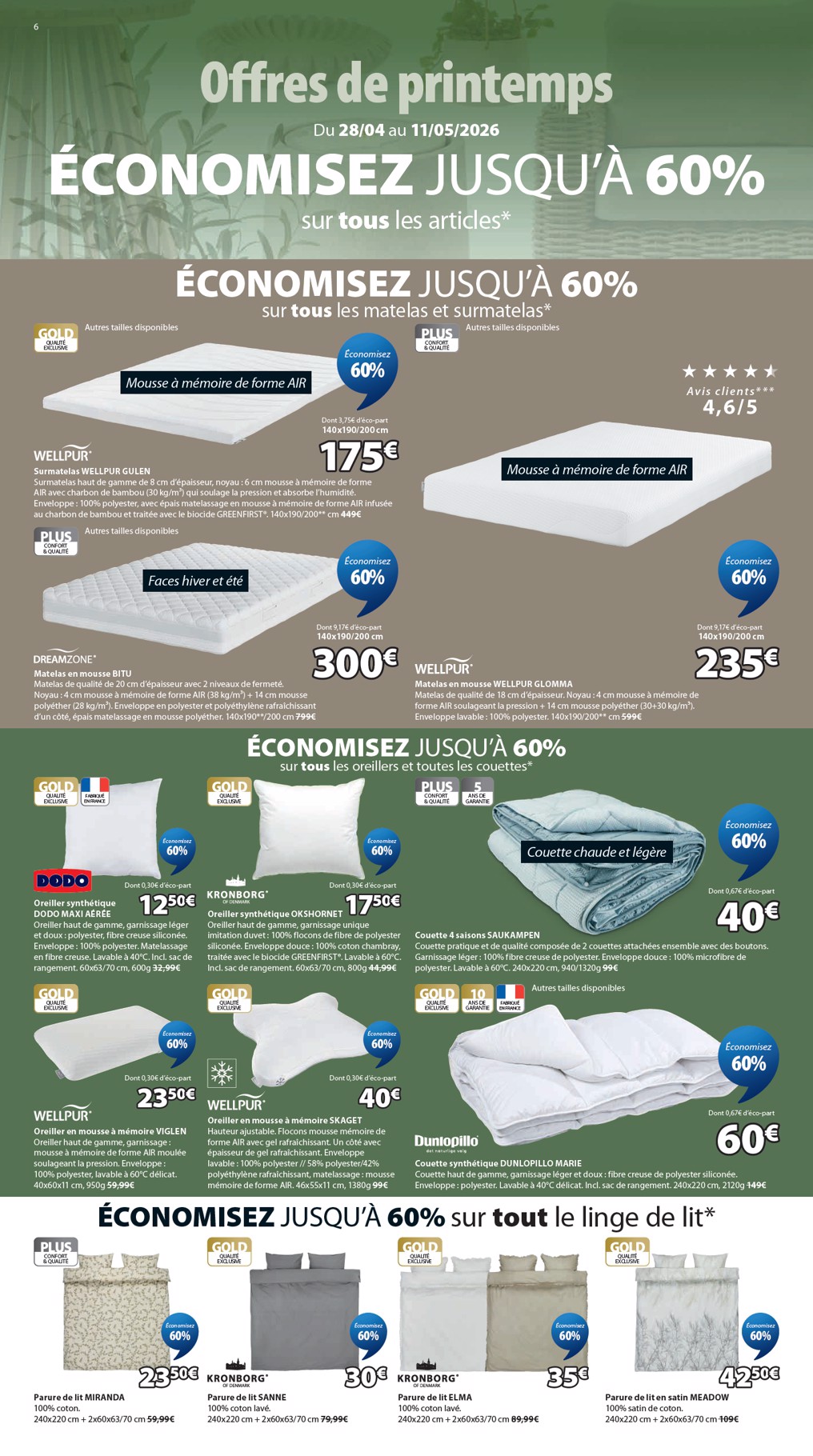 jysk - Current JYSK leaflet valid from du mardi 28/04/2026 to du lundi 11/05/2026 - page: 6