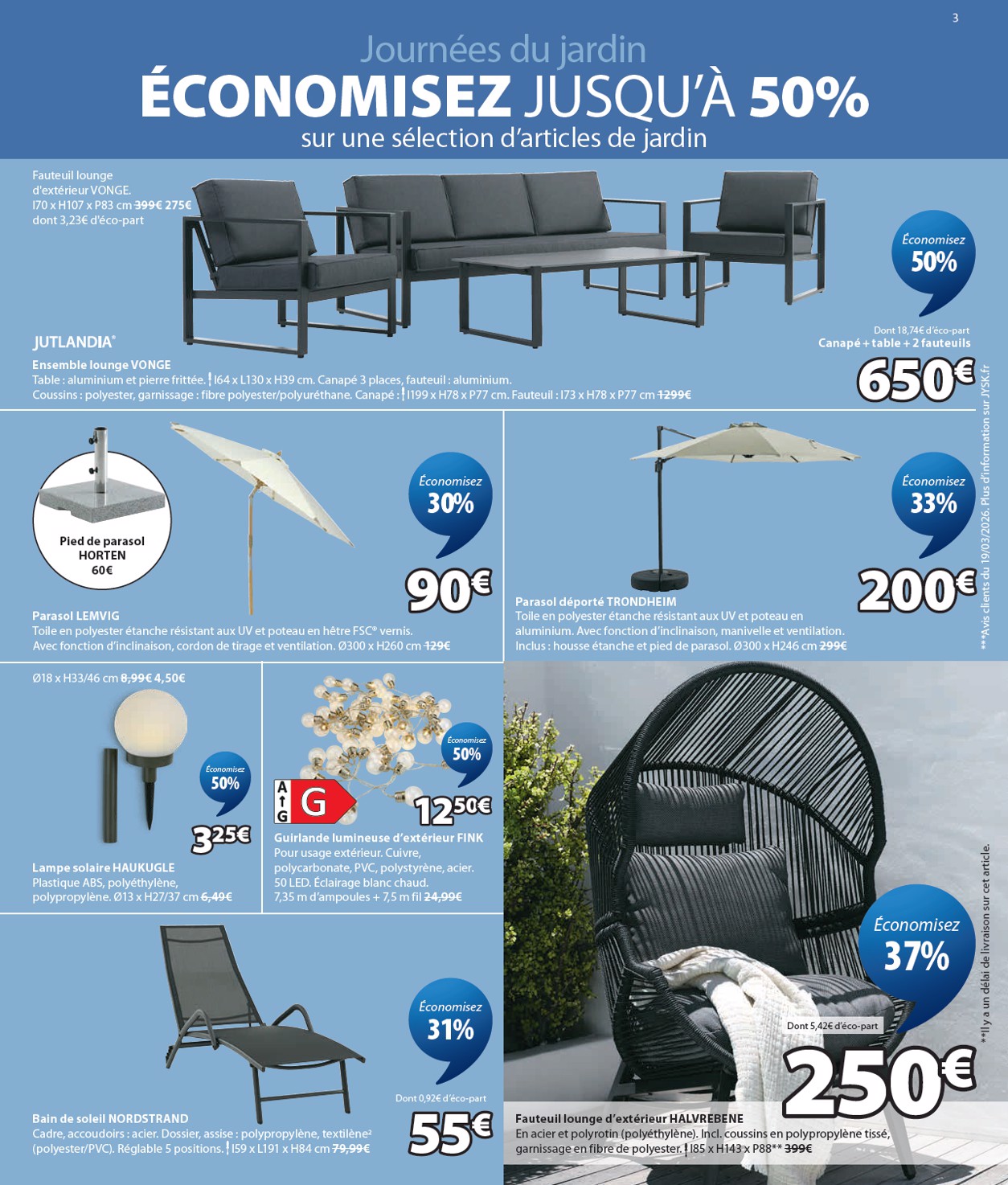 jysk - Current JYSK leaflet valid from du mardi 12/05/2026 to du lundi 15/06/2026 - page: 3