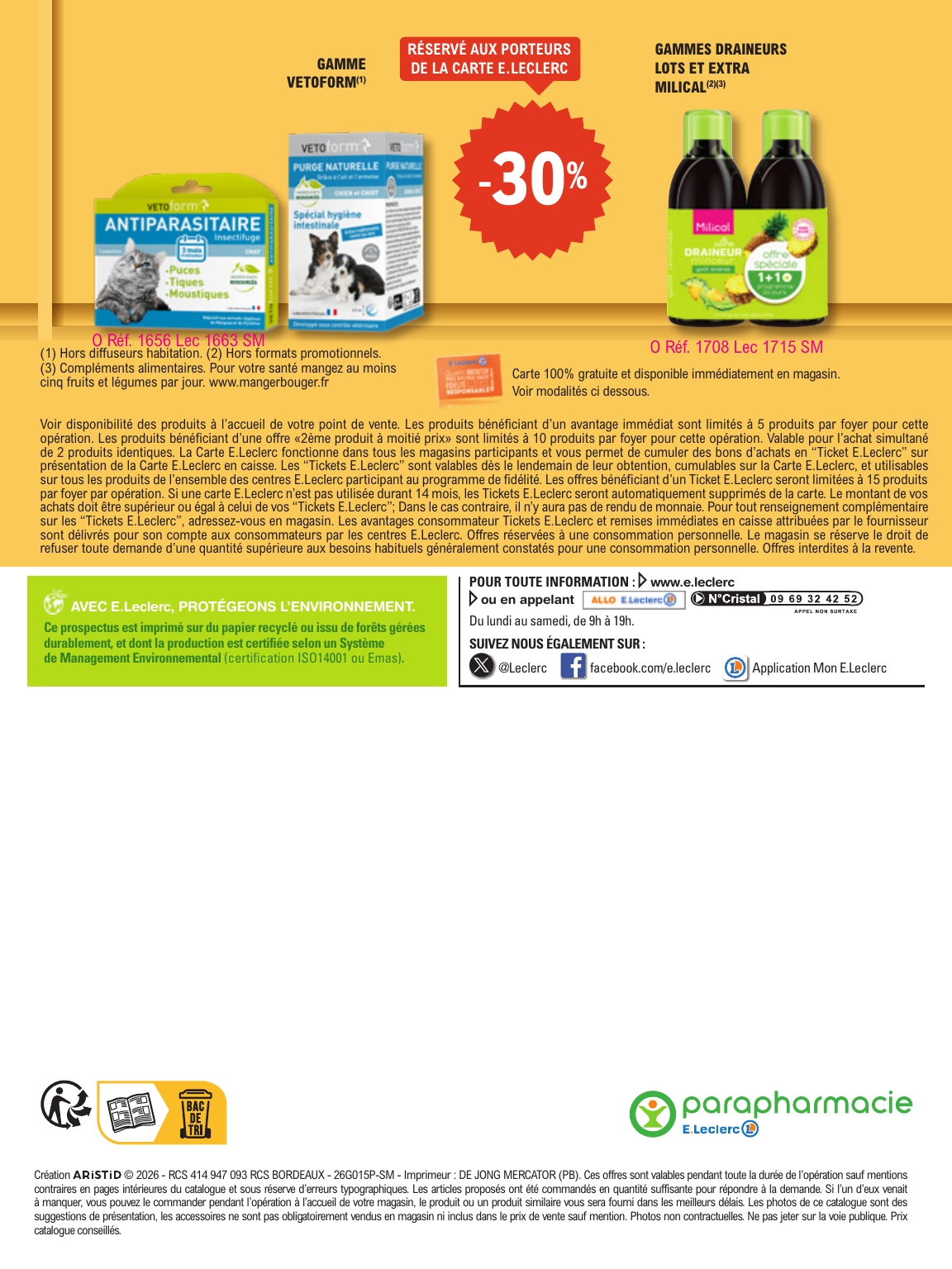 e-leclerc - Flyer E.Leclerc - Parapharmacie pour la semaine prochaine du du mardi 19/05/2026 au du samedi 30/05/2026 - page: 4