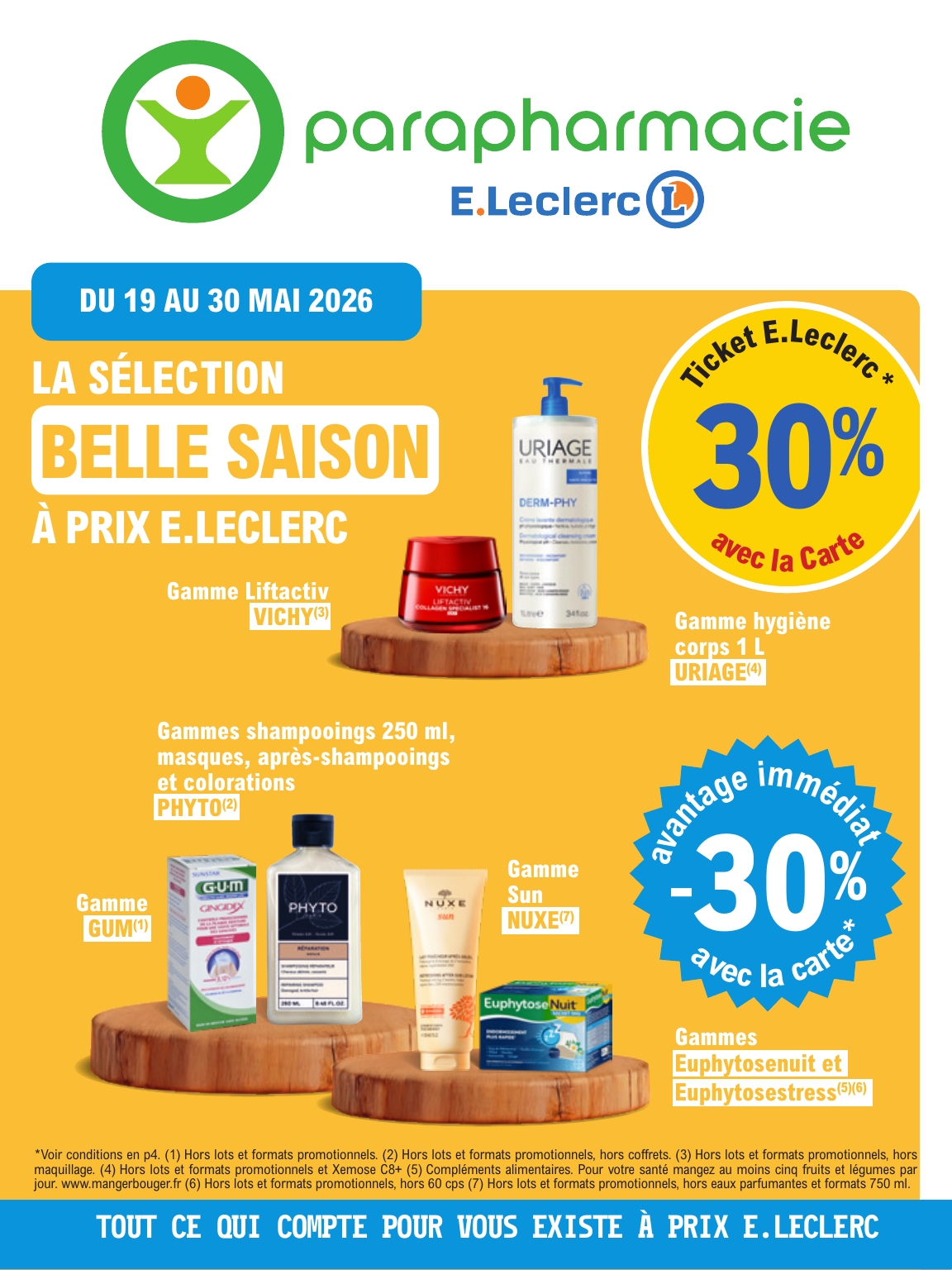 e-leclerc - Flyer E.Leclerc - Parapharmacie pour la semaine prochaine du du mardi 19/05/2026 au du samedi 30/05/2026