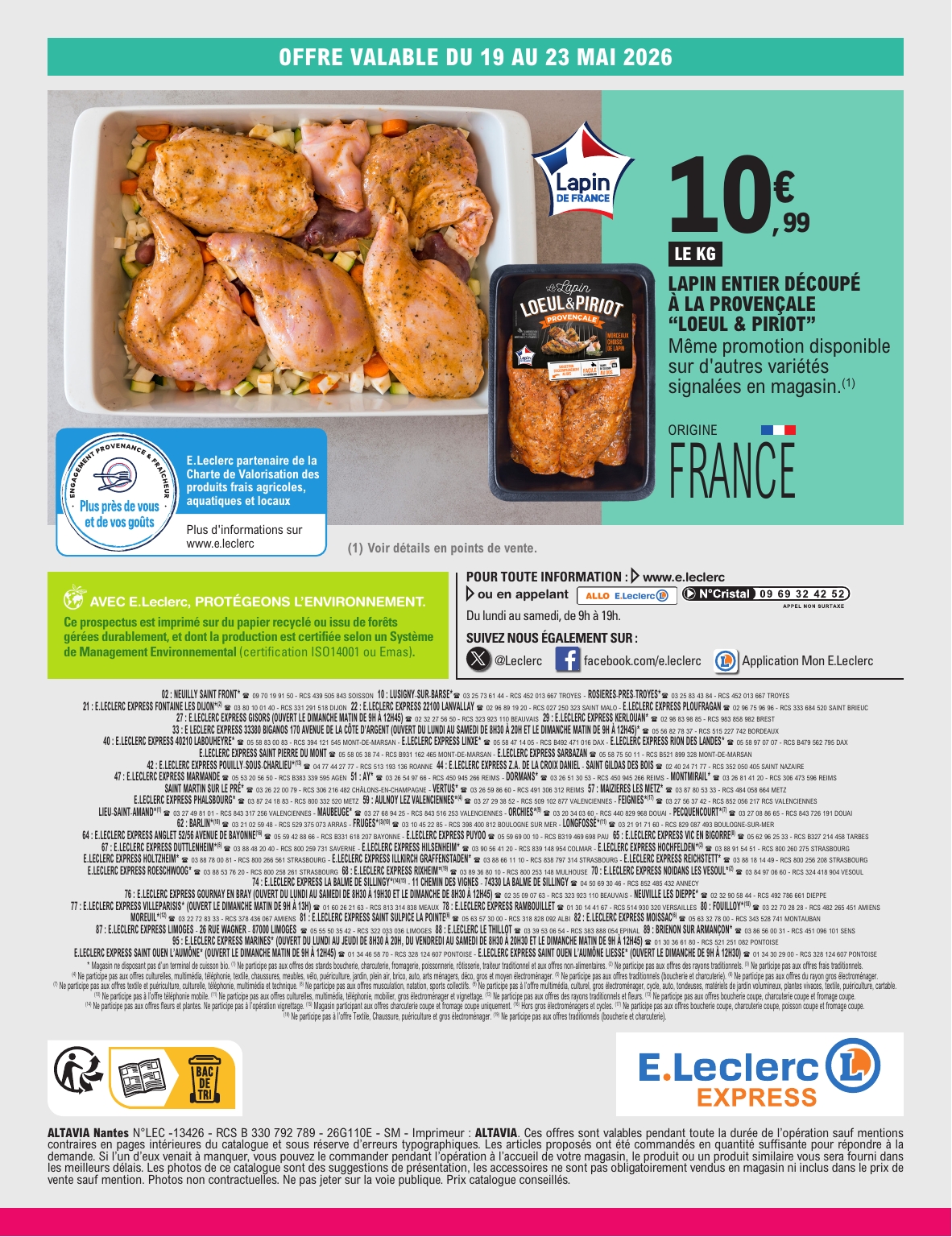 e-leclerc - Flyer E.Leclerc - Express pour la semaine prochaine du du mardi 19/05/2026 au du samedi 30/05/2026 - page: 12