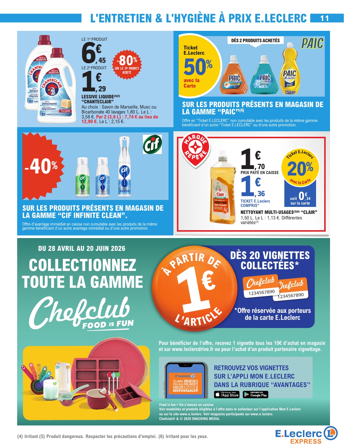 e-leclerc - Flyer E.Leclerc - Express pour la semaine prochaine du du mardi 19/05/2026 au du samedi 30/05/2026 - page: 11