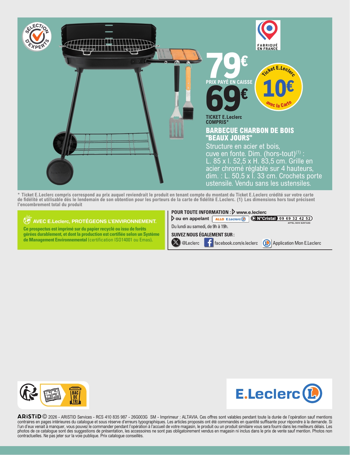 e-leclerc - Current E.Leclerc - Beaux Jours leaflet valid from du mardi 05/05/2026 to du samedi 23/05/2026 - page: 16