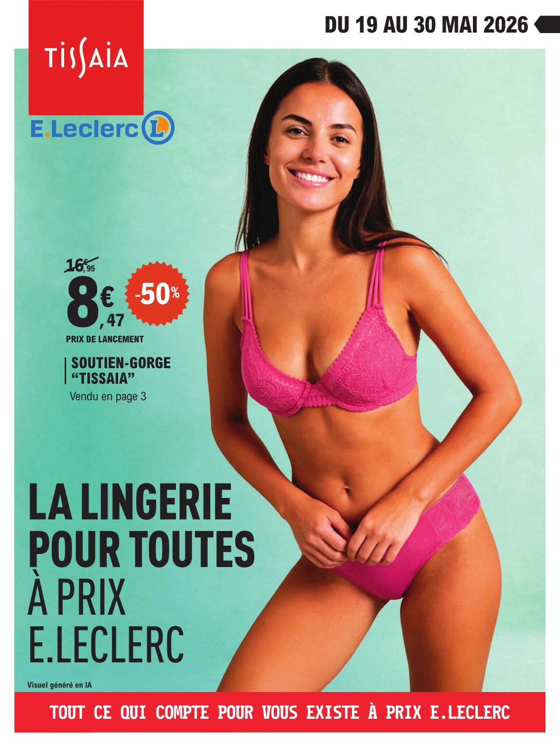 e-leclerc - Flyer E.Leclerc - Rdv Lingerie pour la semaine prochaine du du mardi 19/05/2026 au du samedi 30/05/2026 - page: 1