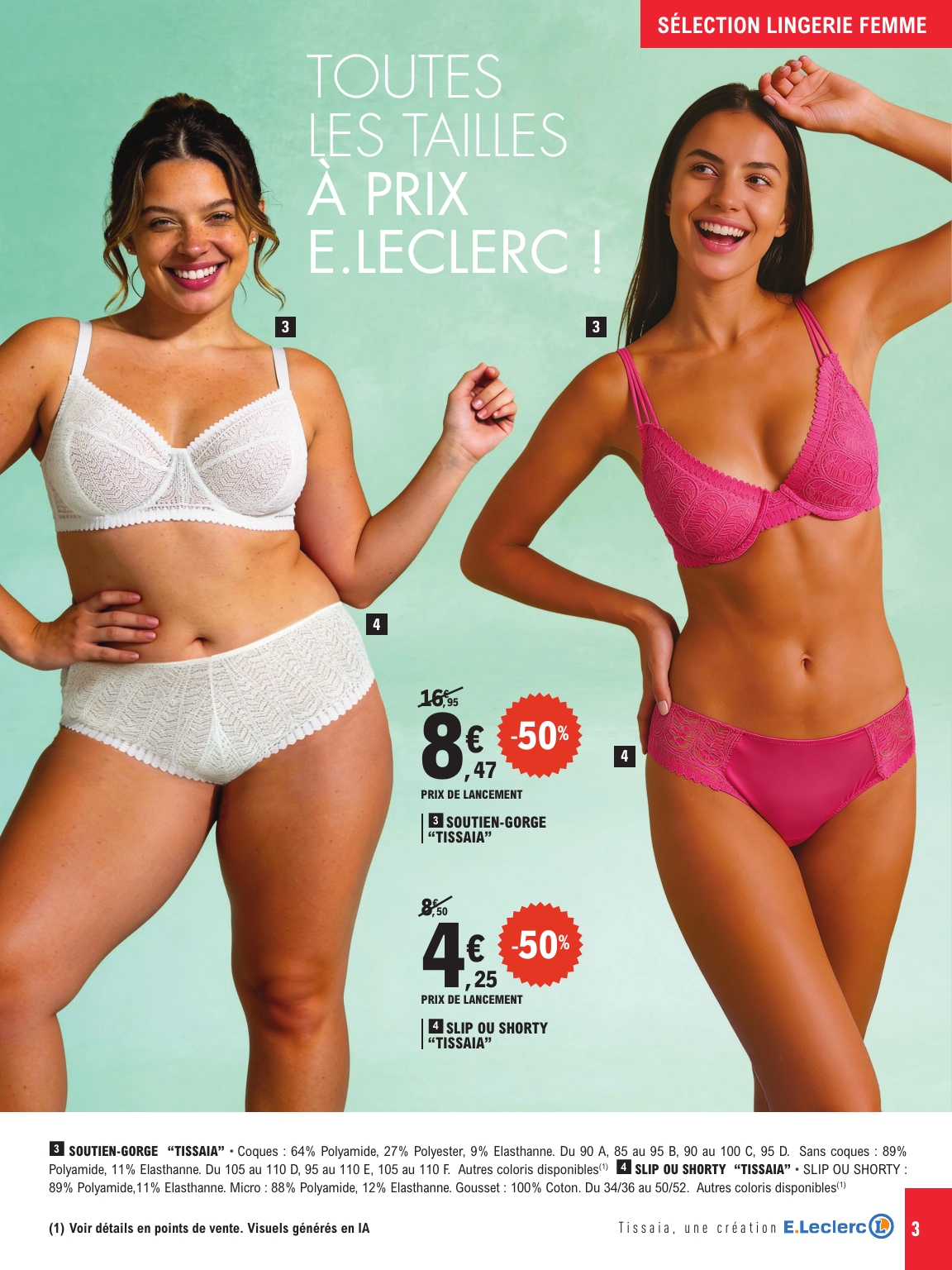 e-leclerc - Flyer E.Leclerc - Rdv Lingerie pour la semaine prochaine du du mardi 19/05/2026 au du samedi 30/05/2026 - page: 3