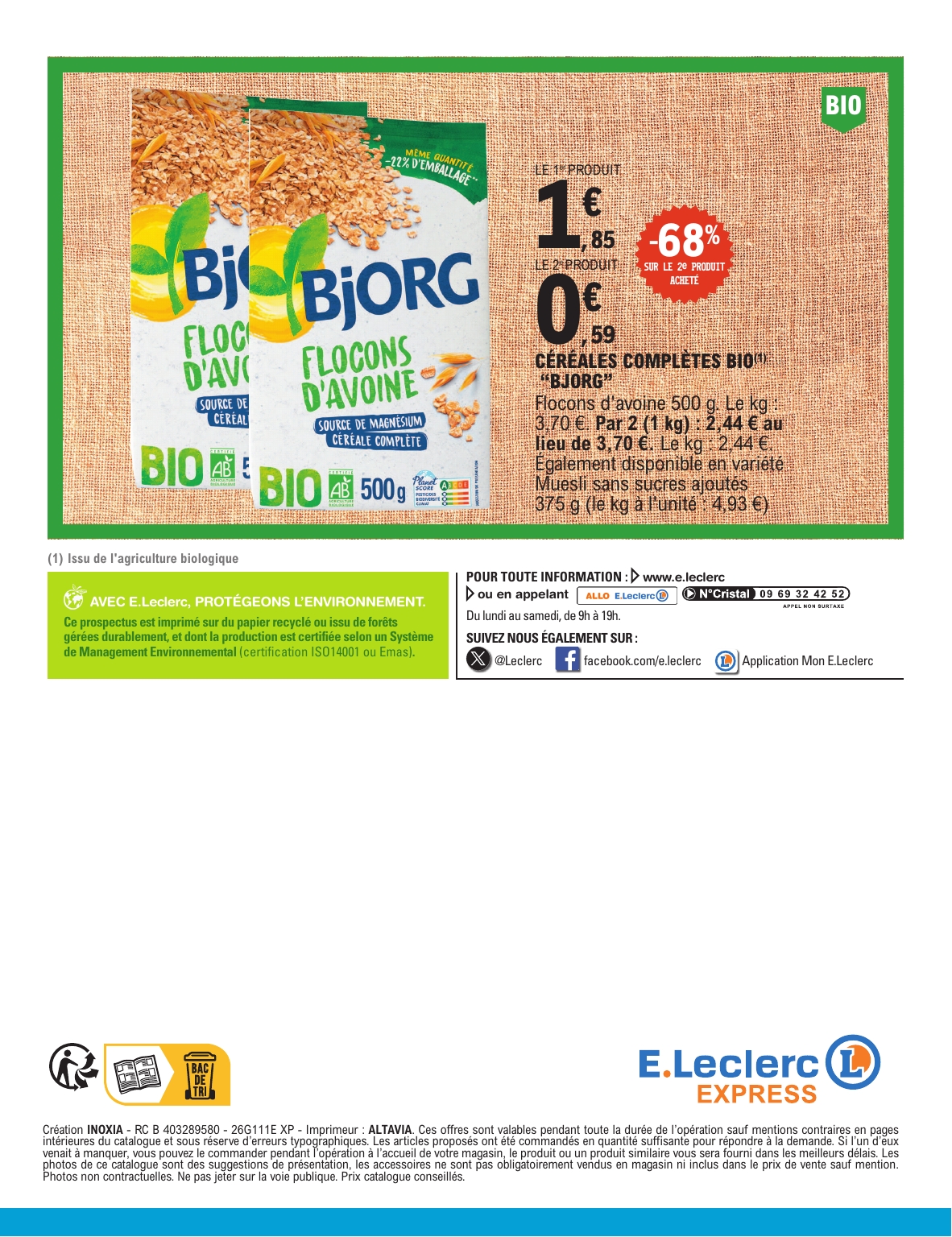 e-leclerc - Flyer E.Leclerc - Express pour la semaine prochaine du du mardi 26/05/2026 au du samedi 06/06/2026 - page: 16