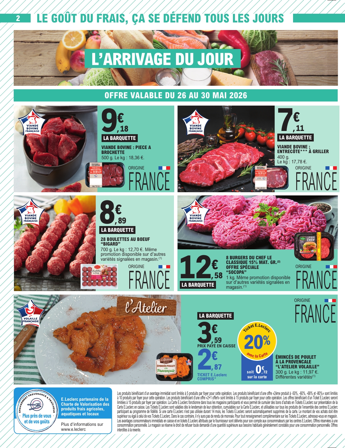 e-leclerc - Flyer E.Leclerc - Express pour la semaine prochaine du du mardi 26/05/2026 au du samedi 06/06/2026 - page: 2