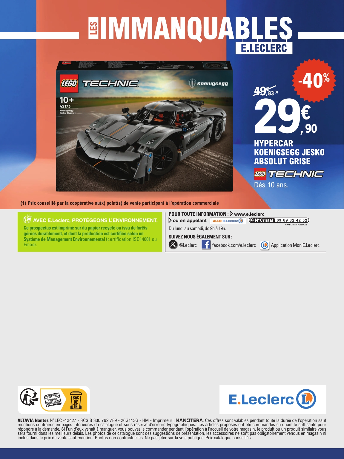 e-leclerc - Flyer E.Leclerc pour la semaine prochaine du du mardi 09/06/2026 au du samedi 20/06/2026 - page: 72