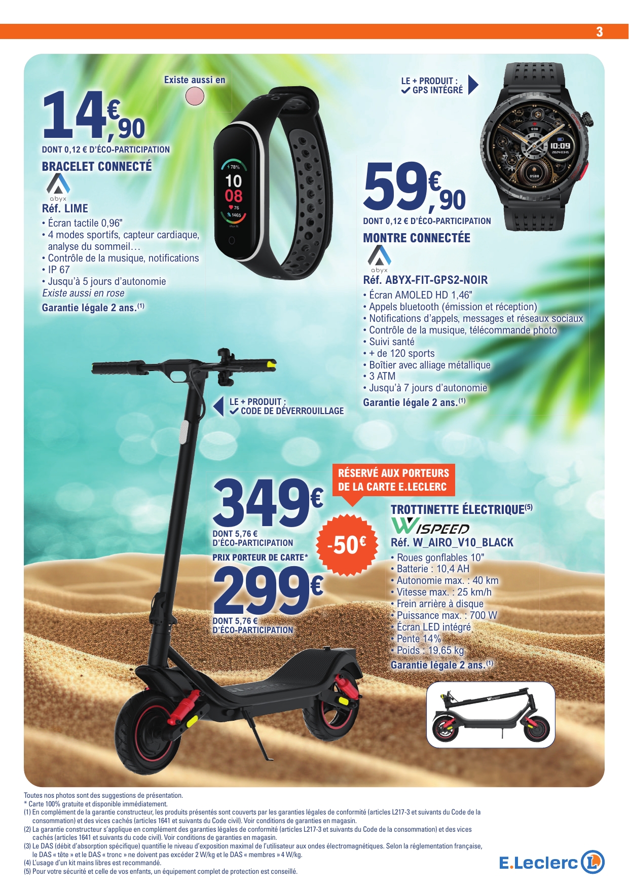 e-leclerc - Flyer E.Leclerc - Pour des Vacances pour la semaine prochaine du du mardi 16/06/2026 au du samedi 27/06/2026 - page: 3