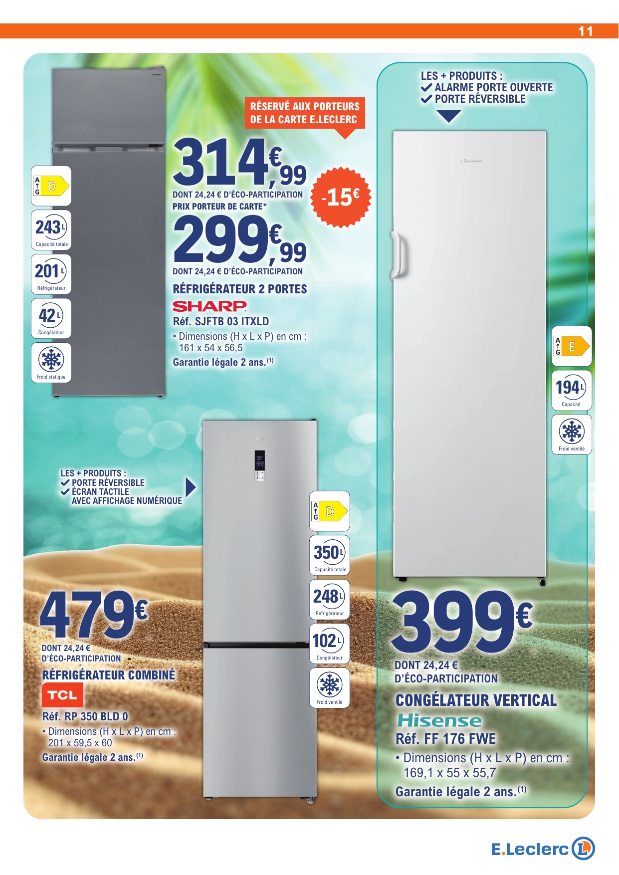 e-leclerc - Flyer E.Leclerc - Pour des Vacances pour la semaine prochaine du du mardi 16/06/2026 au du samedi 27/06/2026 - page: 11
