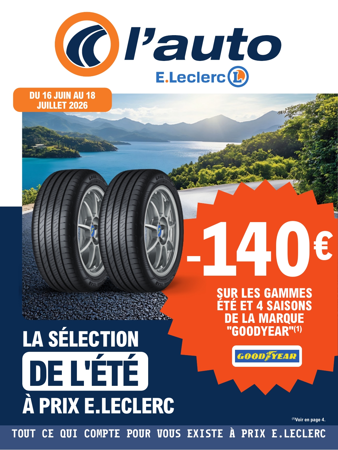 e-leclerc - Flyer E.Leclerc - L'auto pour la semaine prochaine du du mardi 16/06/2026 au du samedi 18/07/2026
