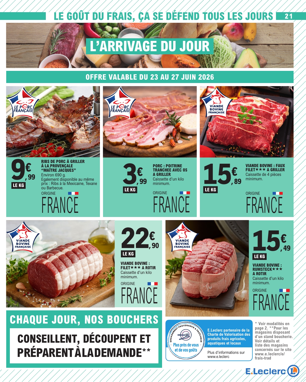 e-leclerc - Flyer E.Leclerc pour la semaine prochaine du du mardi 23/06/2026 au du samedi 04/07/2026 - page: 21