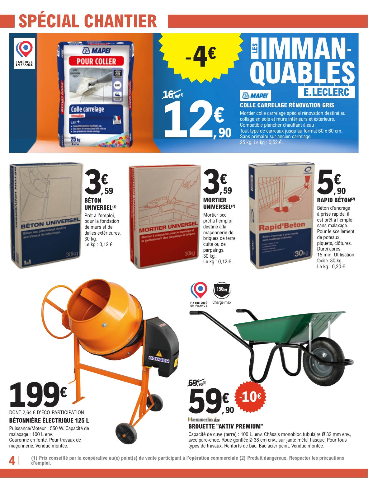 e-leclerc - Flyer E.Leclerc - Brico pour la semaine prochaine du du mardi 23/06/2026 au du samedi 11/07/2026 - page: 4