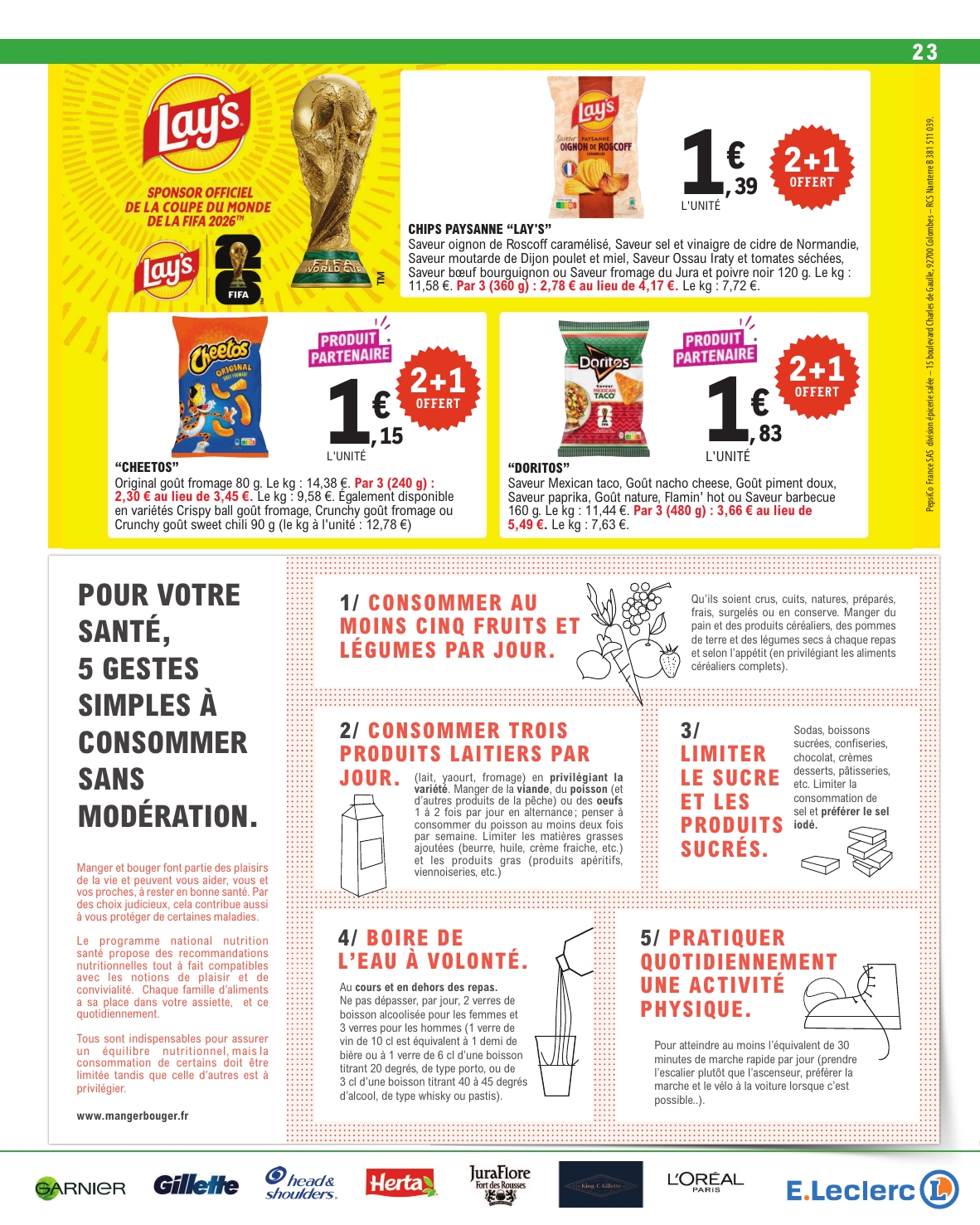 e-leclerc - Flyer E.Leclerc pour la semaine prochaine du du mardi 30/06/2026 au du samedi 11/07/2026 - page: 23