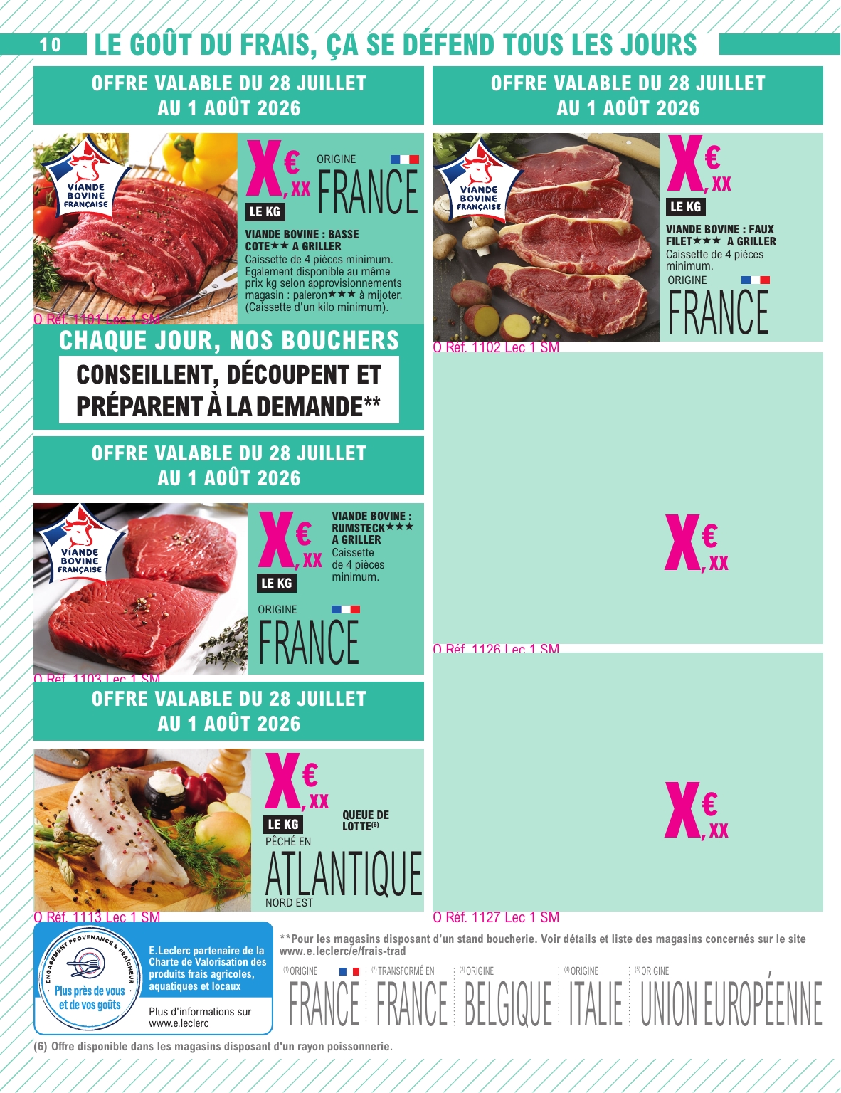e-leclerc - Flyer E.Leclerc pour la semaine prochaine du du mardi 28/07/2026 au du samedi 08/08/2026 - page: 10