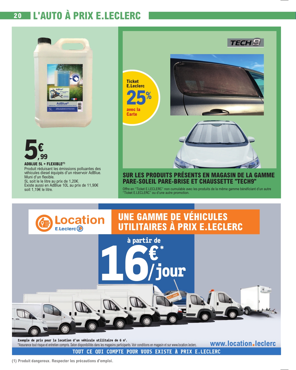 e-leclerc - Flyer E.Leclerc pour la semaine prochaine du du mardi 04/08/2026 au du samedi 15/08/2026 - page: 20