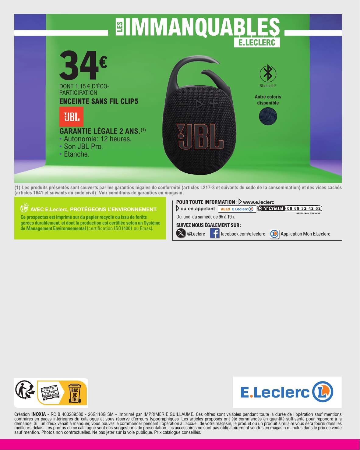e-leclerc - Flyer E.Leclerc pour la semaine prochaine du du mardi 04/08/2026 au du samedi 15/08/2026 - page: 24
