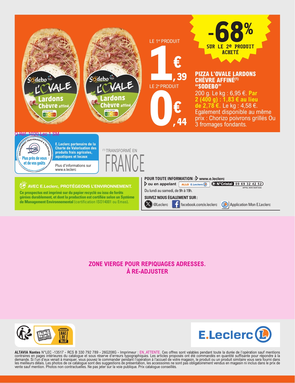 e-leclerc - Flyer E.Leclerc pour la semaine prochaine du du mardi 11/08/2026 au du samedi 22/08/2026 - page: 14
