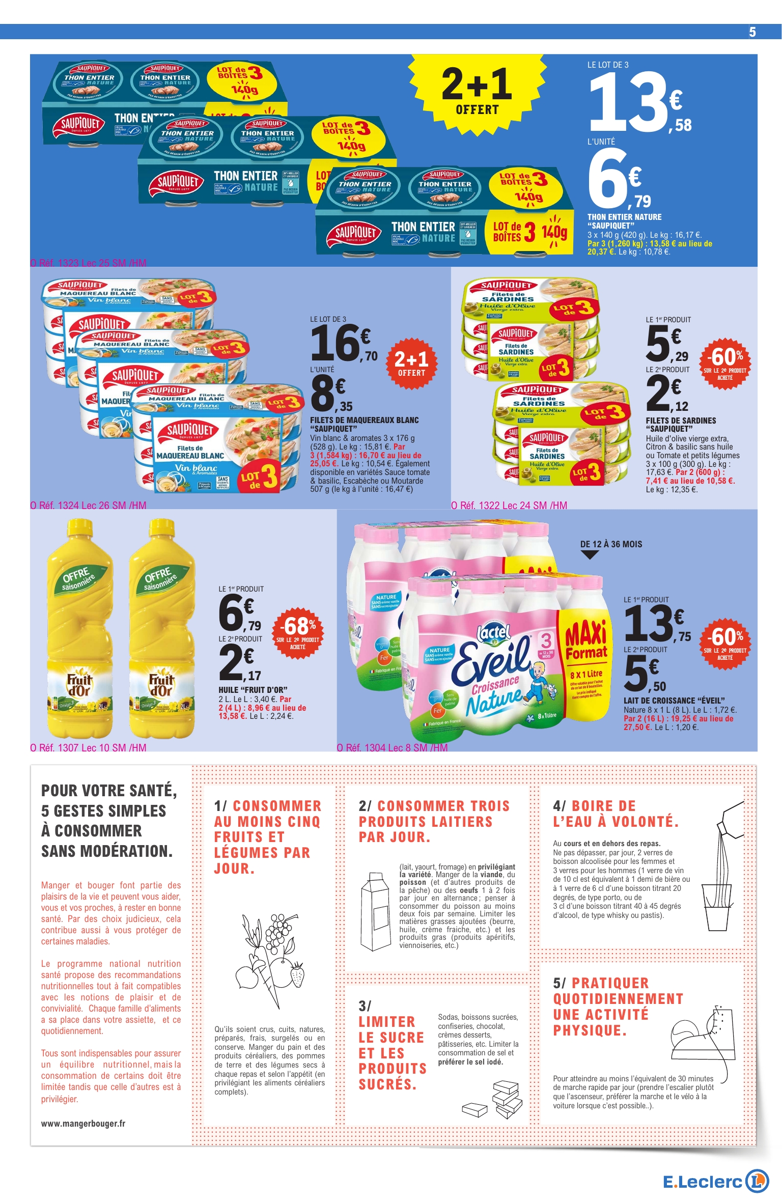 e-leclerc - Flyer E.Leclerc - MaxiFormatsMaxiEconomies pour la semaine prochaine du du mardi 25/08/2026 au du samedi 05/09/2026 - page: 5