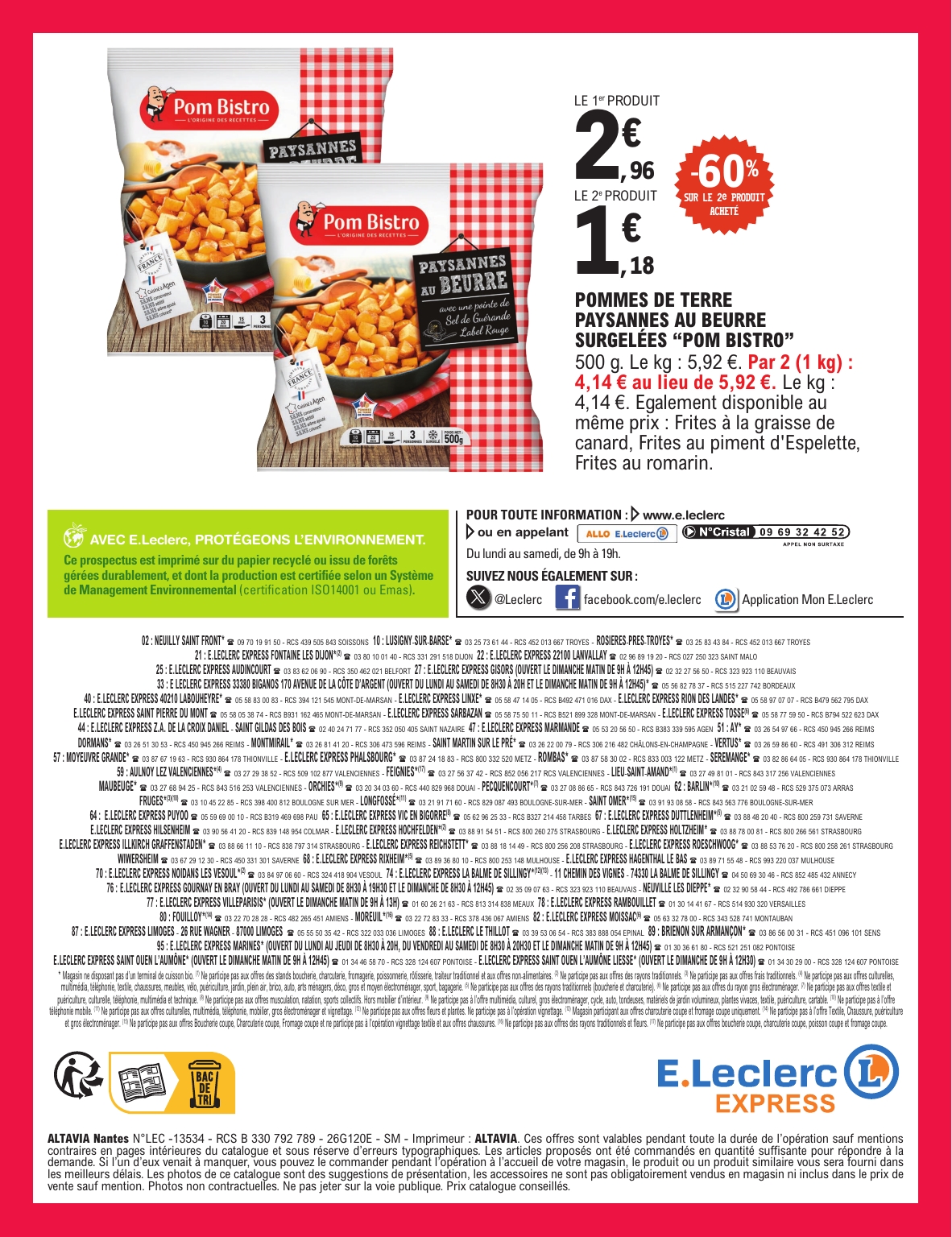 e-leclerc - Flyer E.Leclerc - Express pour la semaine prochaine du du mardi 25/08/2026 au du samedi 05/09/2026 - page: 12