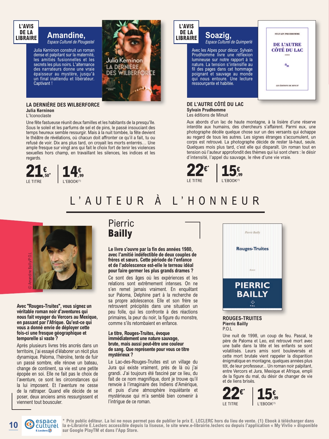 e-leclerc - Flyer E.Leclerc - La rentrée littéraire pour la semaine prochaine du du mardi 01/09/2026 au du samedi 24/10/2026 - page: 10