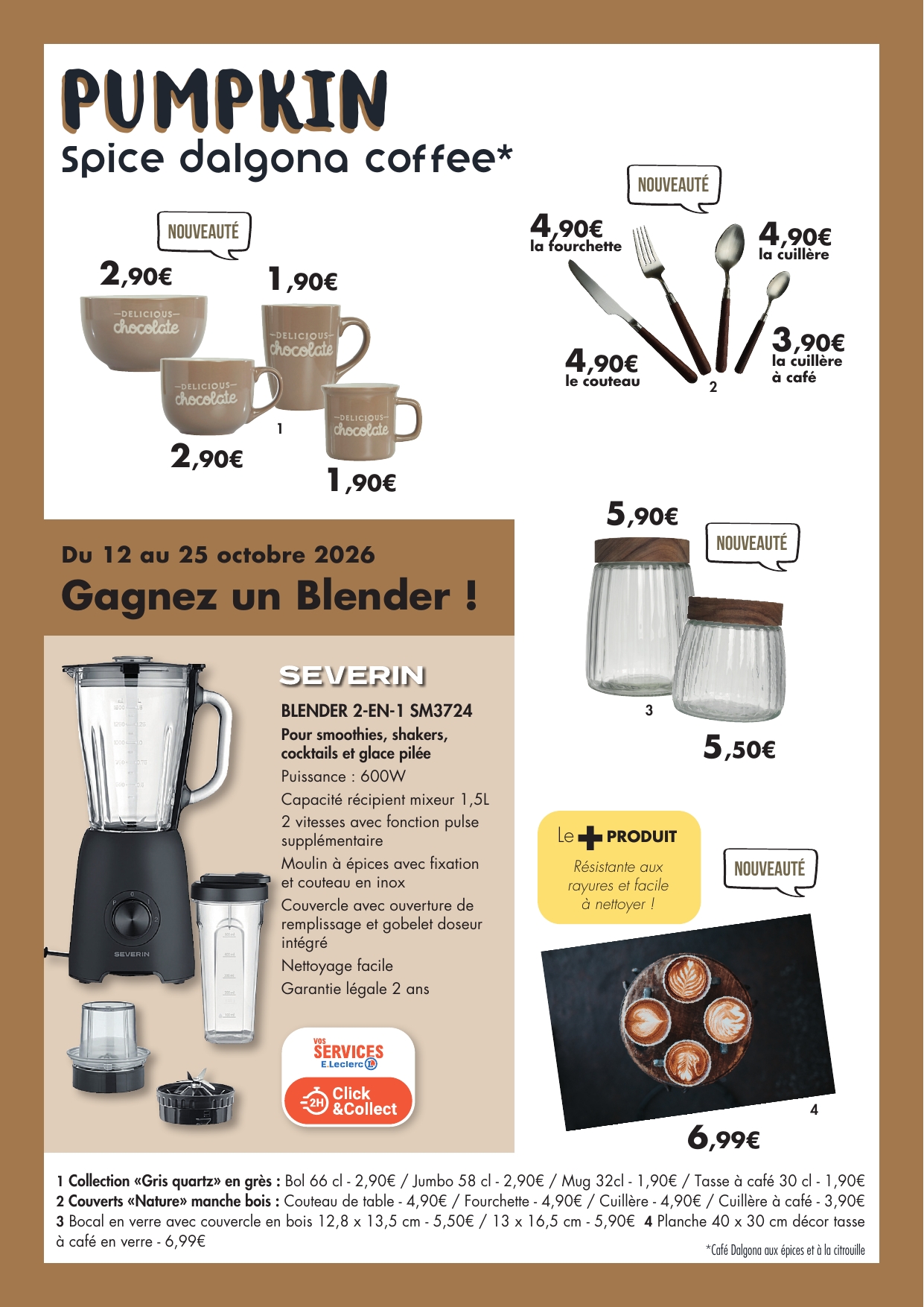 e-leclerc - Flyer E.Leclerc - La table d'automne pour la semaine prochaine du du mardi 01/09/2026 au du dimanche 29/11/2026 - page: 14