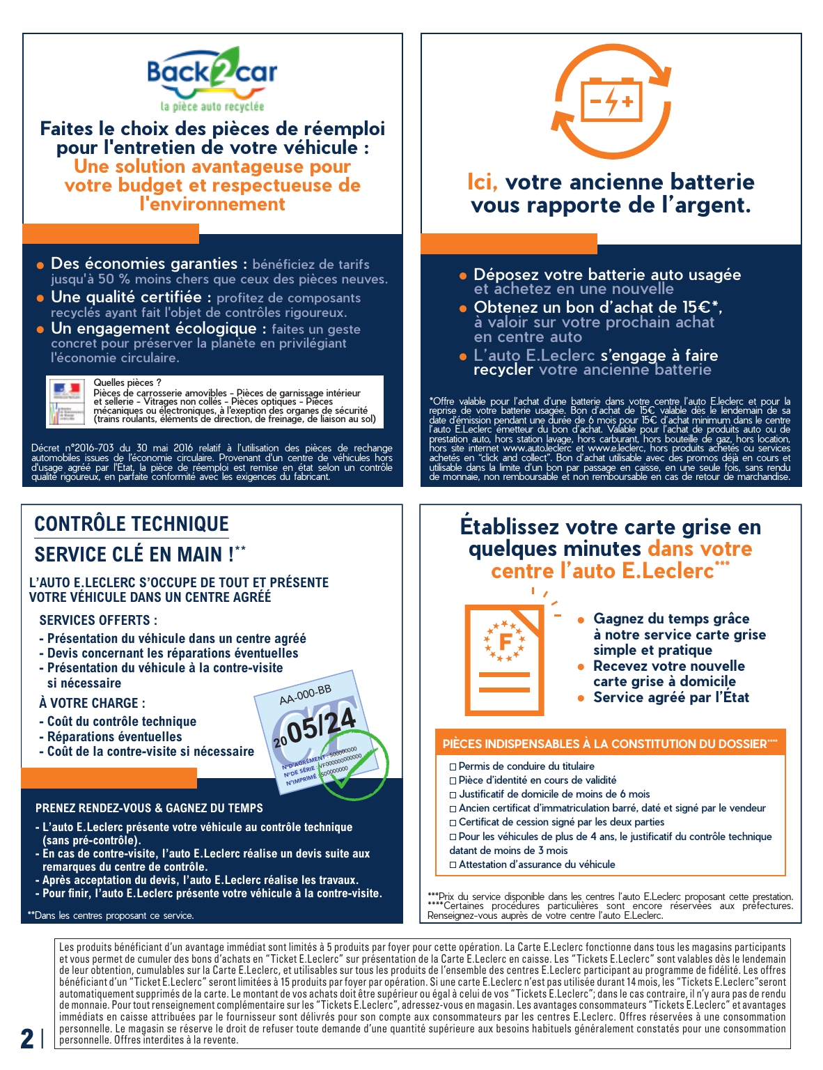 e-leclerc - Flyer E.Leclerc - L'Auto pour la semaine prochaine du du mardi 01/09/2026 au du samedi 19/09/2026 - page: 2