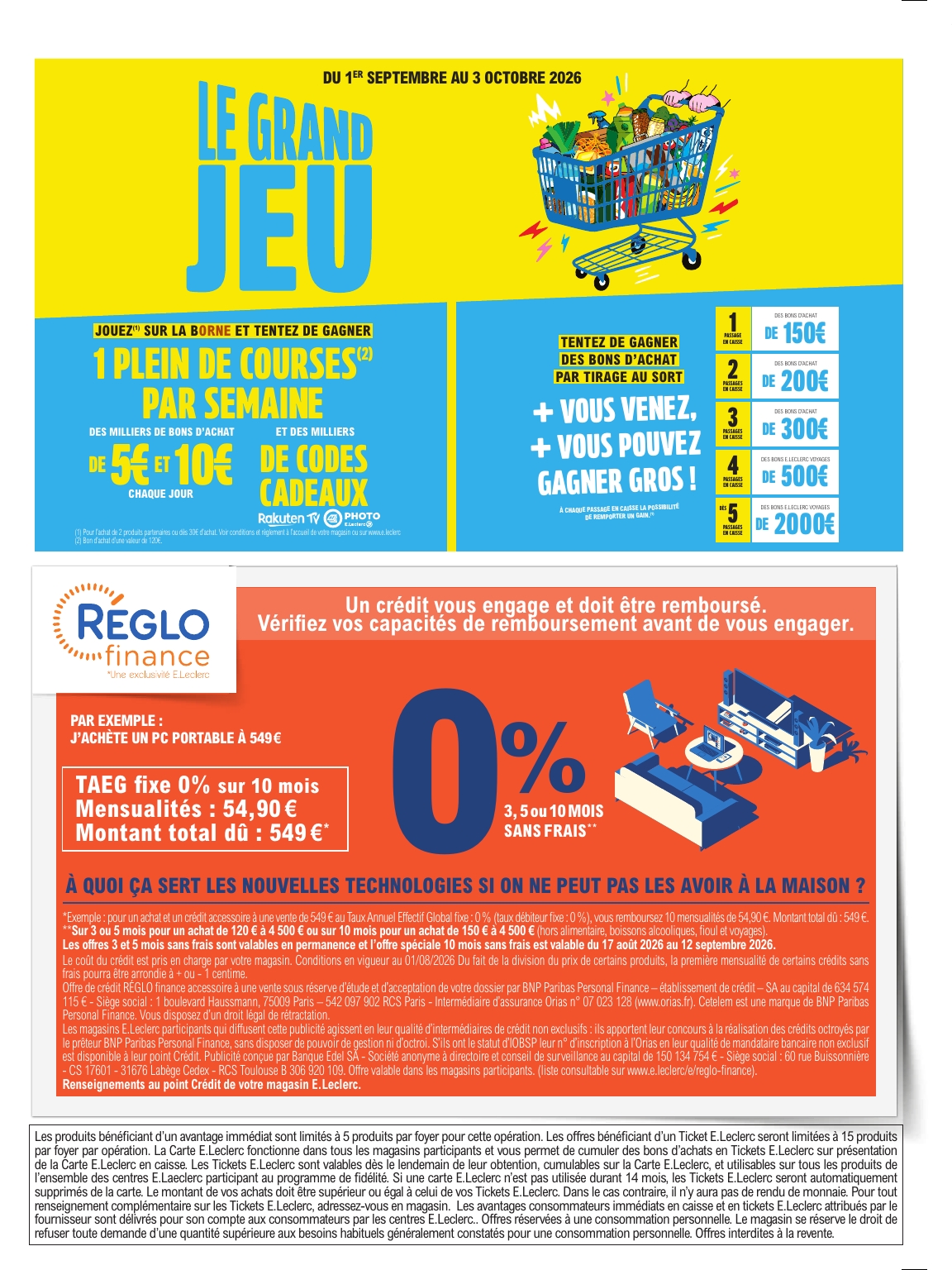 e-leclerc - Flyer E.Leclerc - High-Tech pour la semaine prochaine du du mardi 01/09/2026 au du samedi 12/09/2026 - page: 2