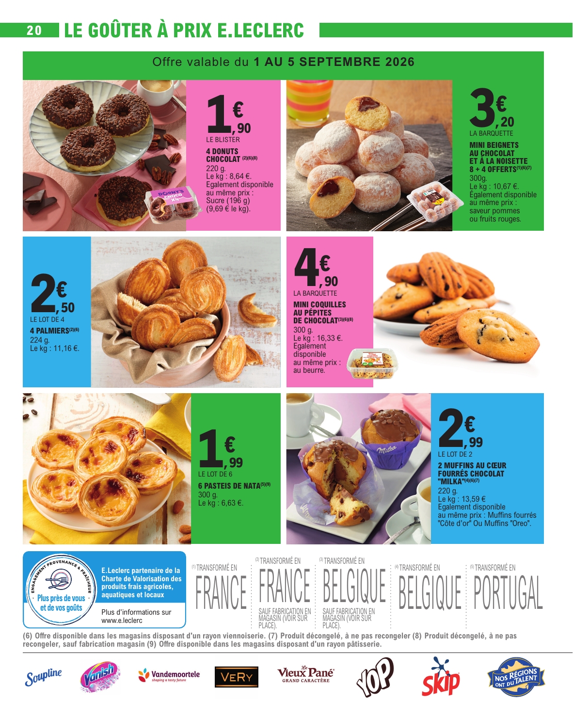 e-leclerc - Flyer E.Leclerc - Le goûter fait sa rentrée pour la semaine prochaine du du mardi 01/09/2026 au du samedi 12/09/2026 - page: 20