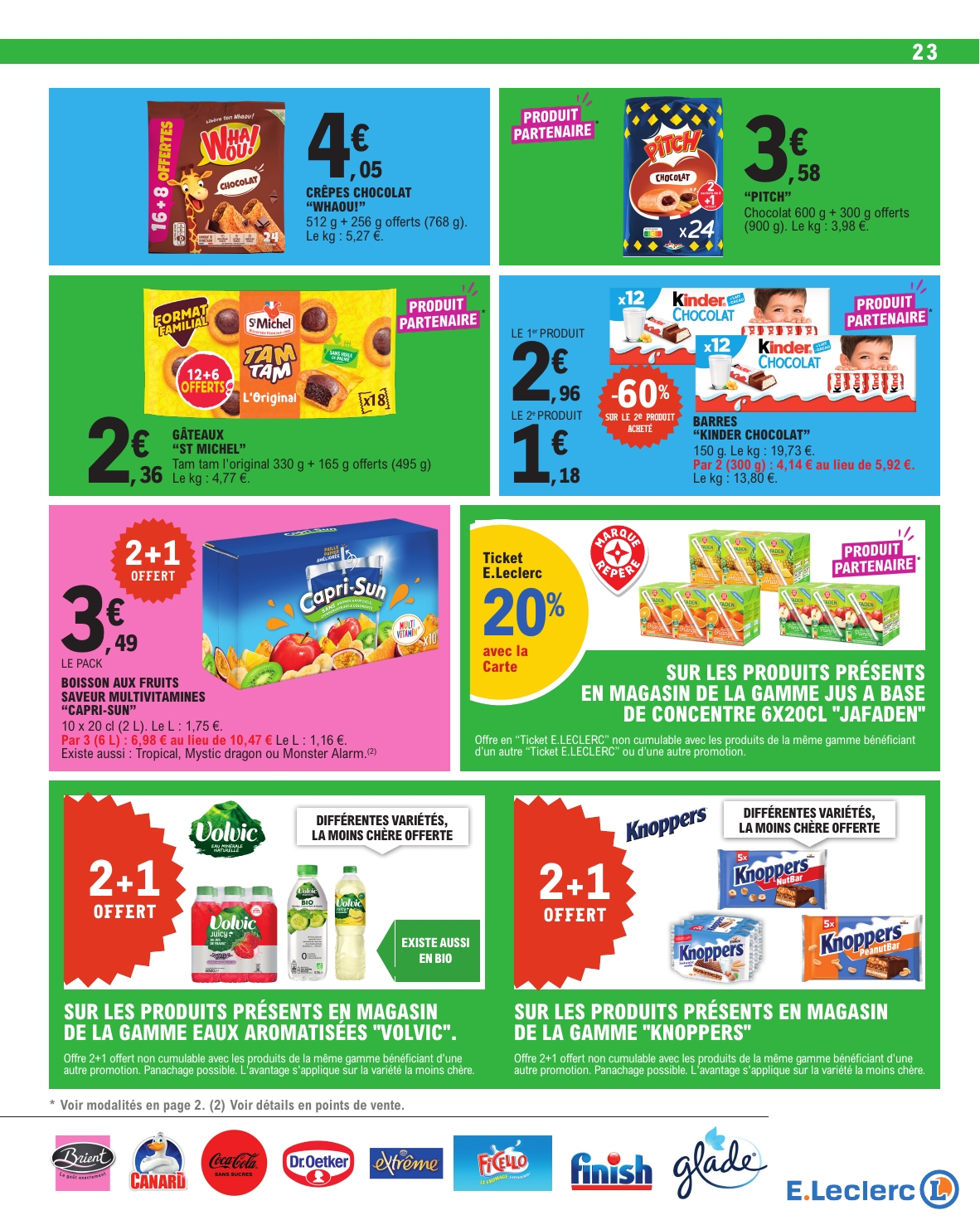 e-leclerc - Flyer E.Leclerc - Le goûter fait sa rentrée pour la semaine prochaine du du mardi 01/09/2026 au du samedi 12/09/2026 - page: 23